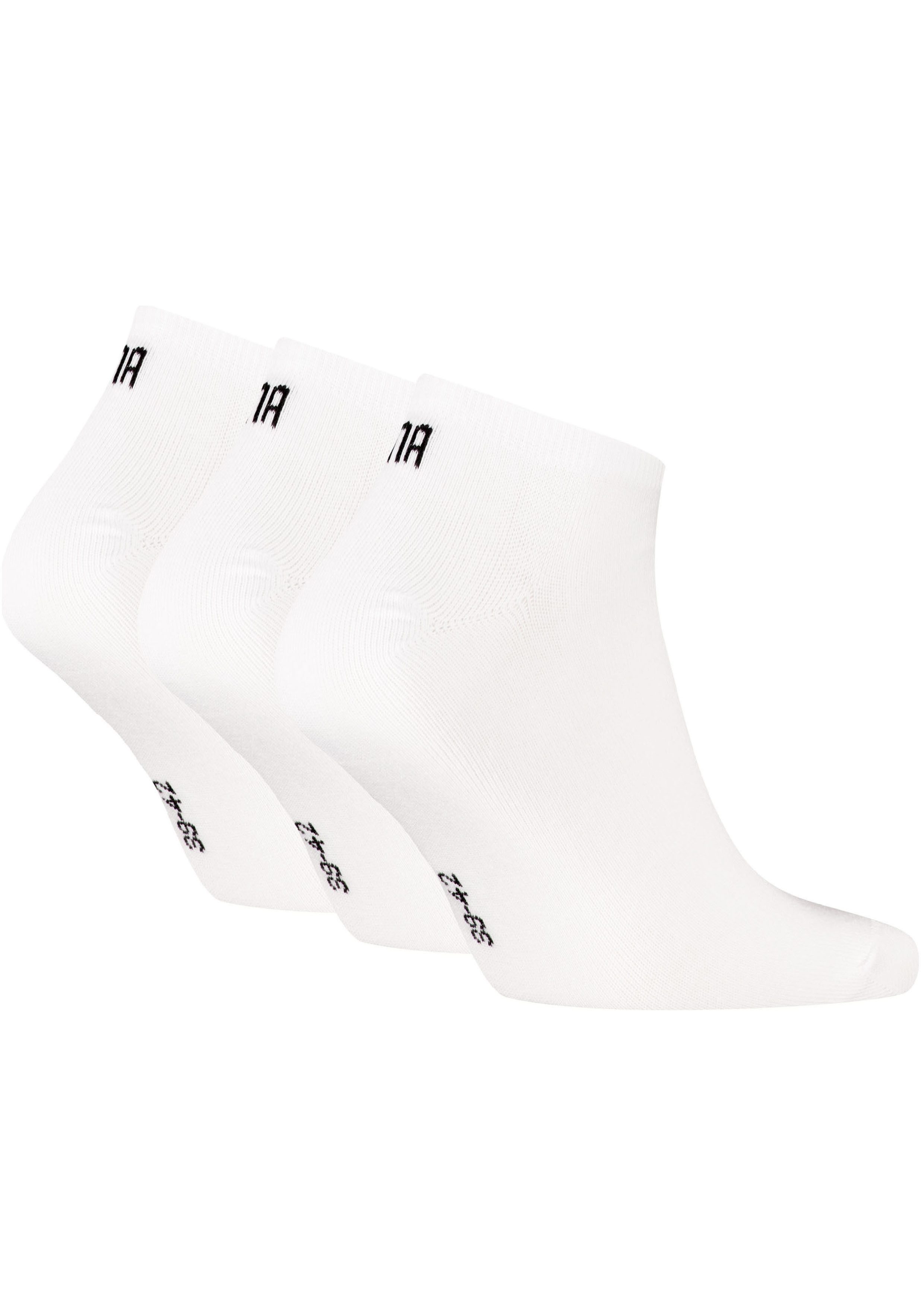 PUMA Sneakersocken PUMA UNISEX SNEAKER PLAIN (3 Paar) mit kleinem Logo