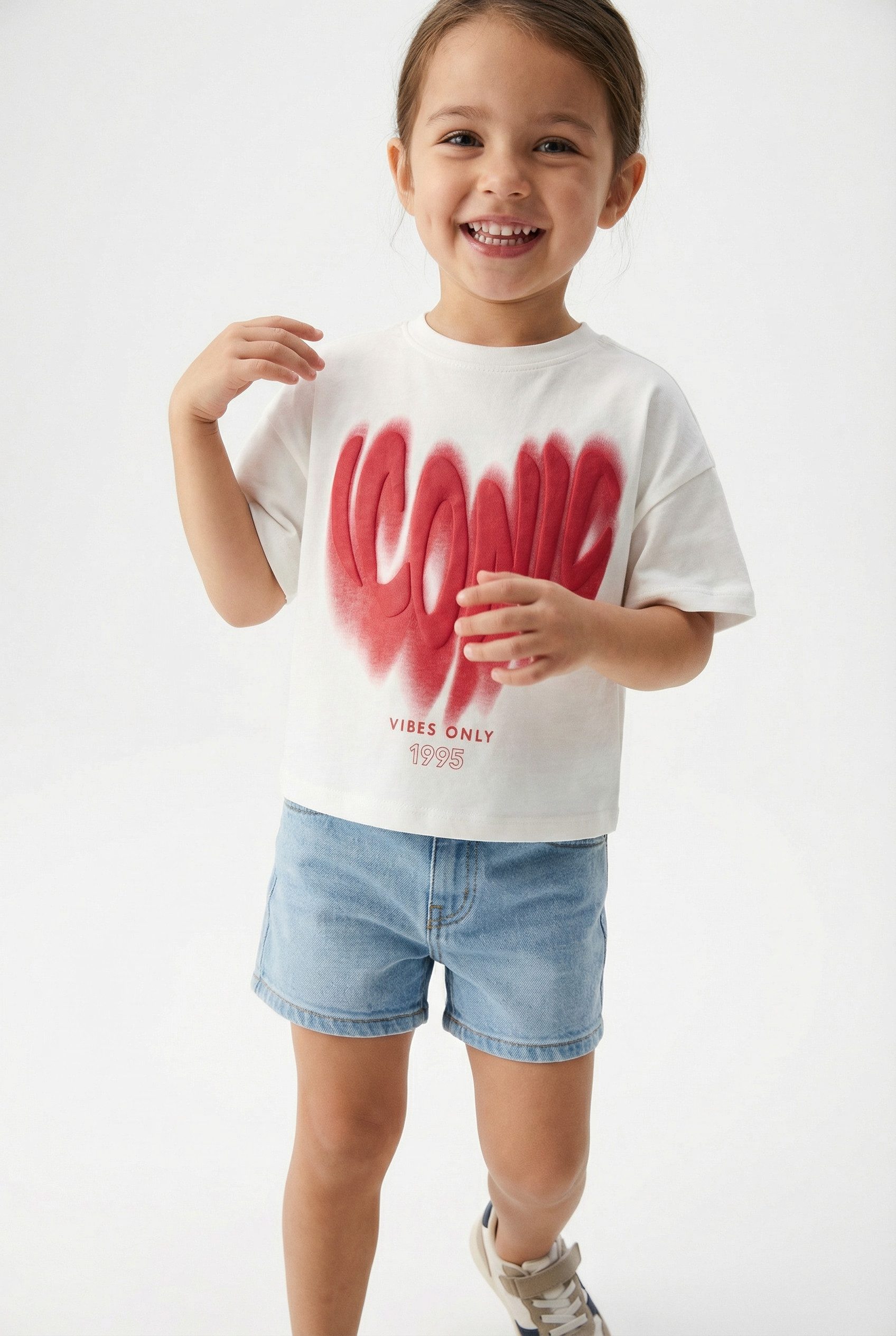 KIDS ONLY T-Shirt KOGPHINE LIFE SS SHORT PRINT TEE ZA JRS Baumwolle, relaxed fit