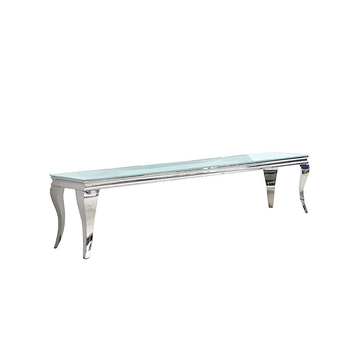 alesvelt TV-Bank Milano Tischplatte aus Glas 180 cm