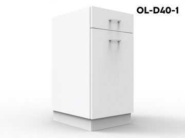 OMILI Unterschrank OLVIT (Küchenzeile, 4-St., Breite 240cm) Front 18mm, SOFTCLOSE