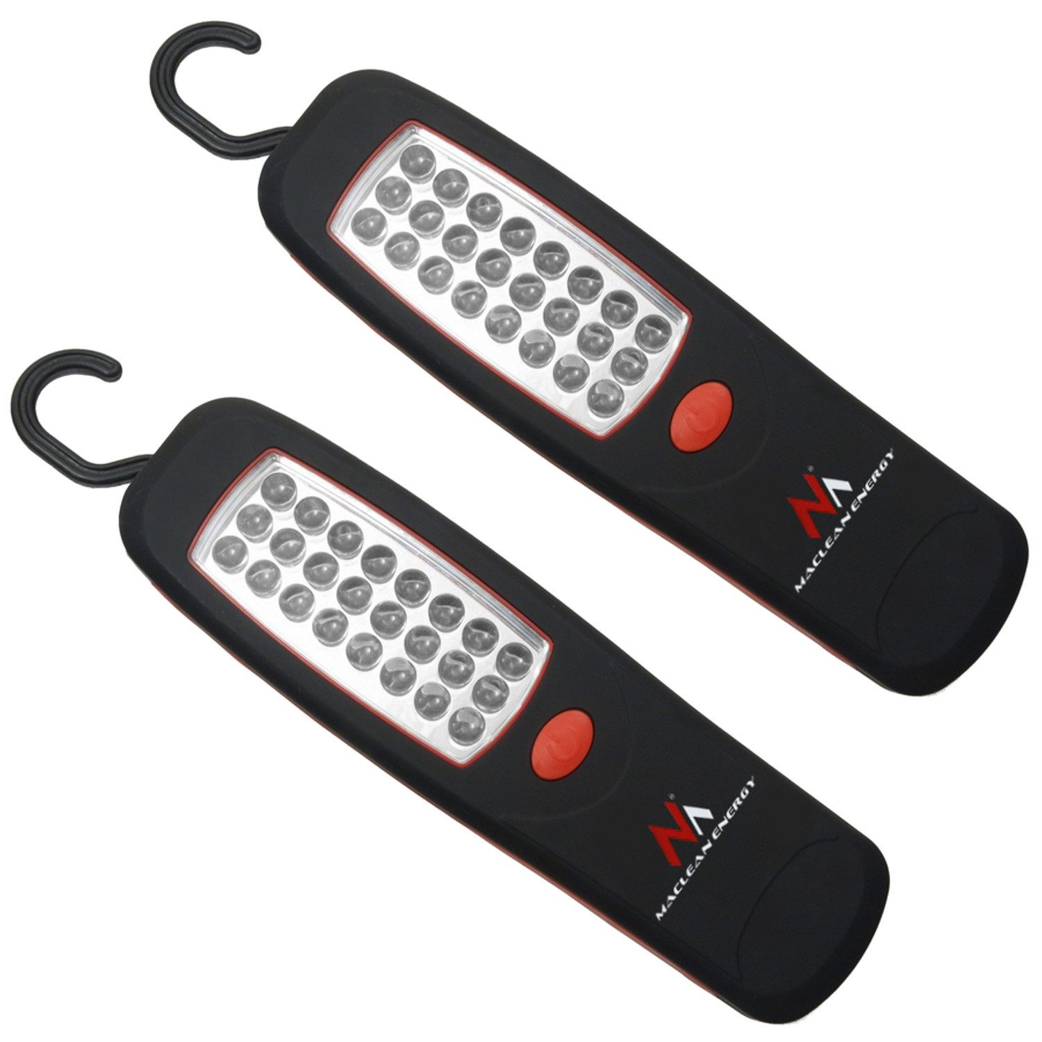 Maclean Arbeitsleuchte MCE03 4 LED mit Magnet & Haken – Werkstattlampe, LED fest integriert, für Auto, Garage, Werkstatt, Camping, Angeln, Heimwerker