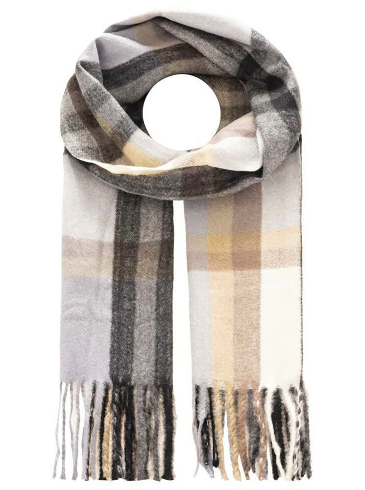 Zwillingsherz Schal "Kariert", mit Karo-Muster und Fransenabschlüssen günstig online kaufen