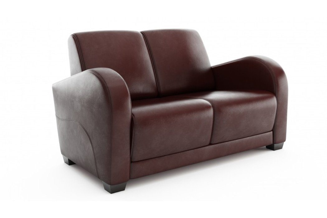 Sofa 2+1 Europe Design, Made Sofagarnitur in Leder Italienisches Sitzer JVmoebel Couch