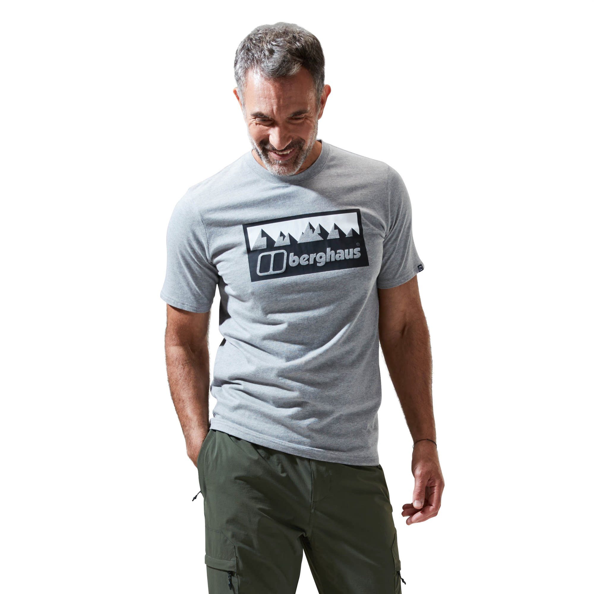 Berghaus Kurzarm-Shirt T-Shirt Grey M Herren Tee Berghaus Fangs