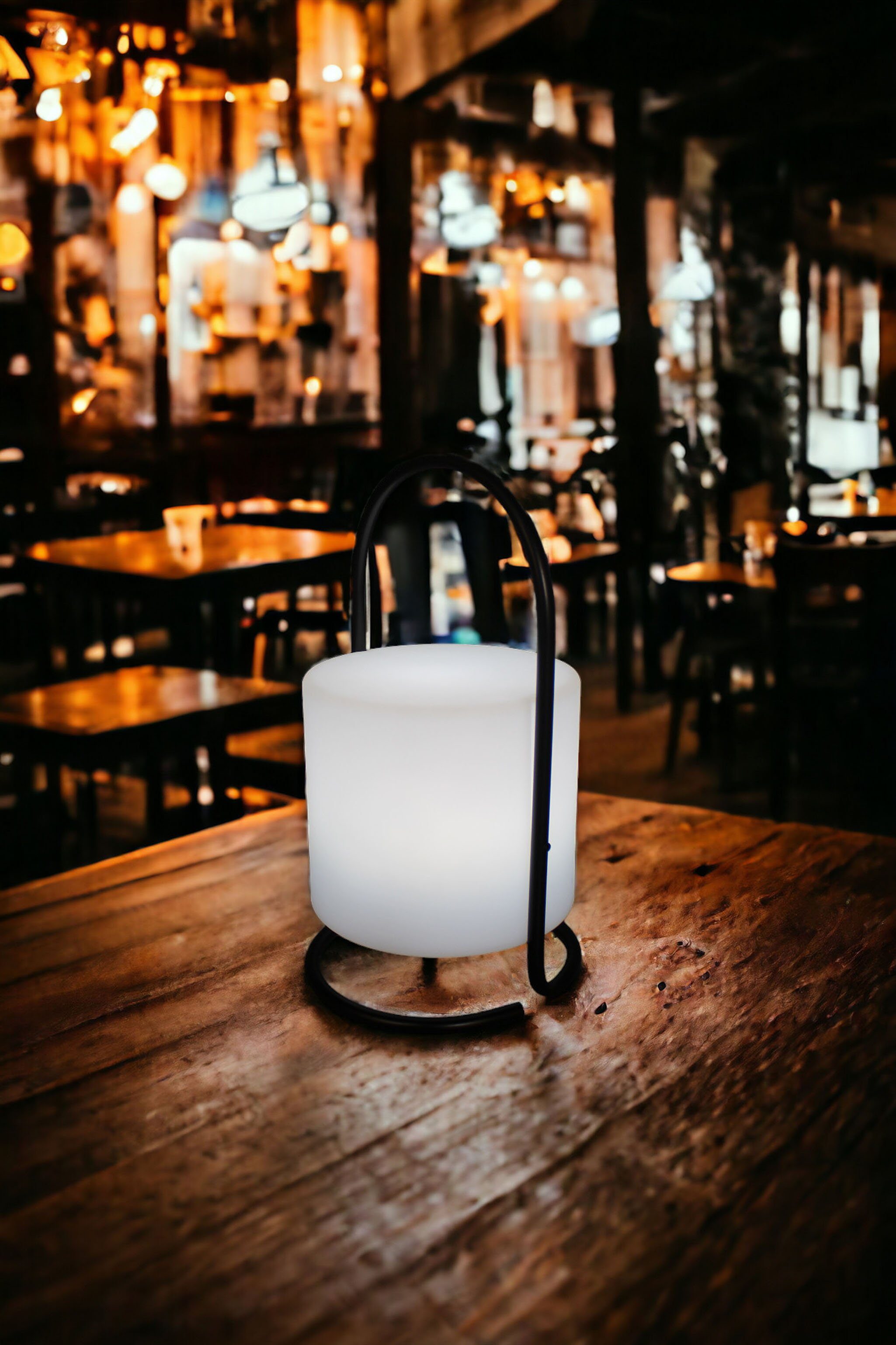 Arnusa LED Tischleuchte Kabellose Akku RGB Lampe PL408 Dekoleuchte 17x30 cm günstig online kaufen