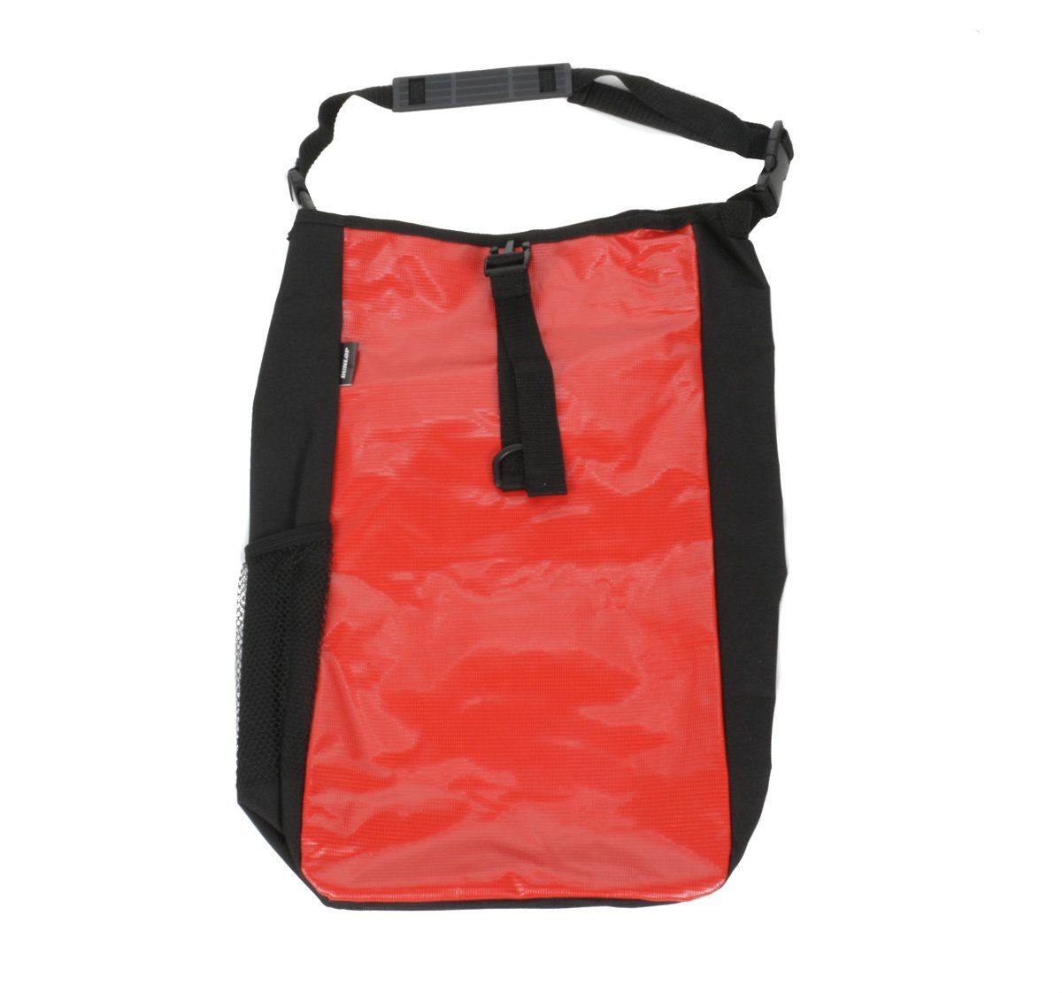Dunlop Fahrradtasche für Gepäckträger (umrüstbar zur Schultertasche), Fahrrad Gepäckträgertasche, reflektierendes Stoffdreieck an der Seite