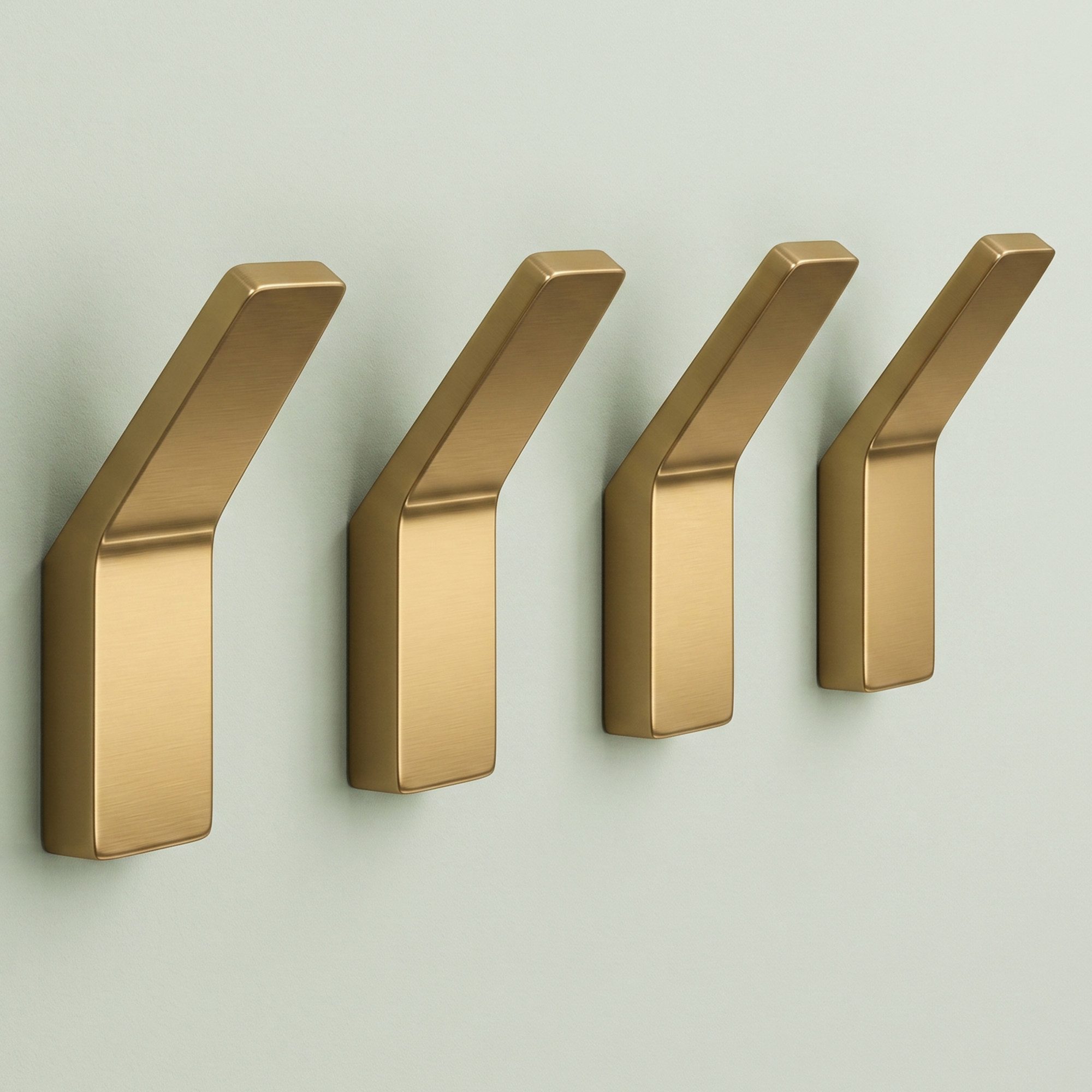 Mai & Mai Wandgarderobe Kleiderhaken Garderobenhaken 4 Stück BxTxH: 24x9x75cm Stalo-13, aus hochwertiger Zinklegierung, Minimalistische Design