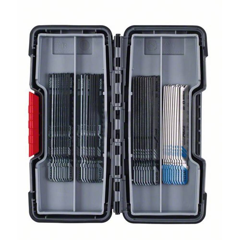 BOSCH Säbelsägeblatt Stichsägeblatt-Set Wood and Metal, 40-teilig 2607010904