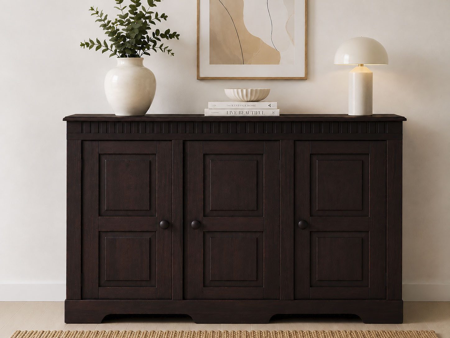 OTTO home Sideboard Lisa, Kommode aus massivem Kiefernholz, Breite 158,5 cm