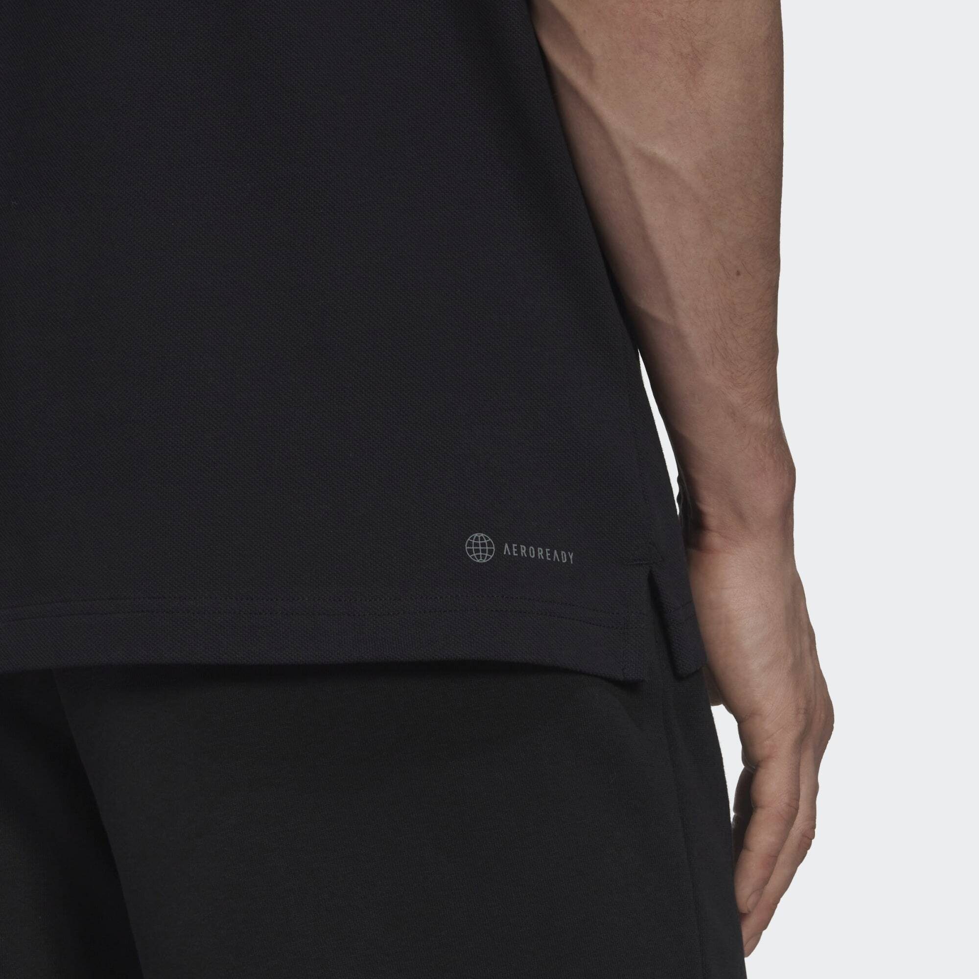 3-BAR Performance TENNIS CLUBHOUSE POLOSHIRT Black Poloshirt adidas