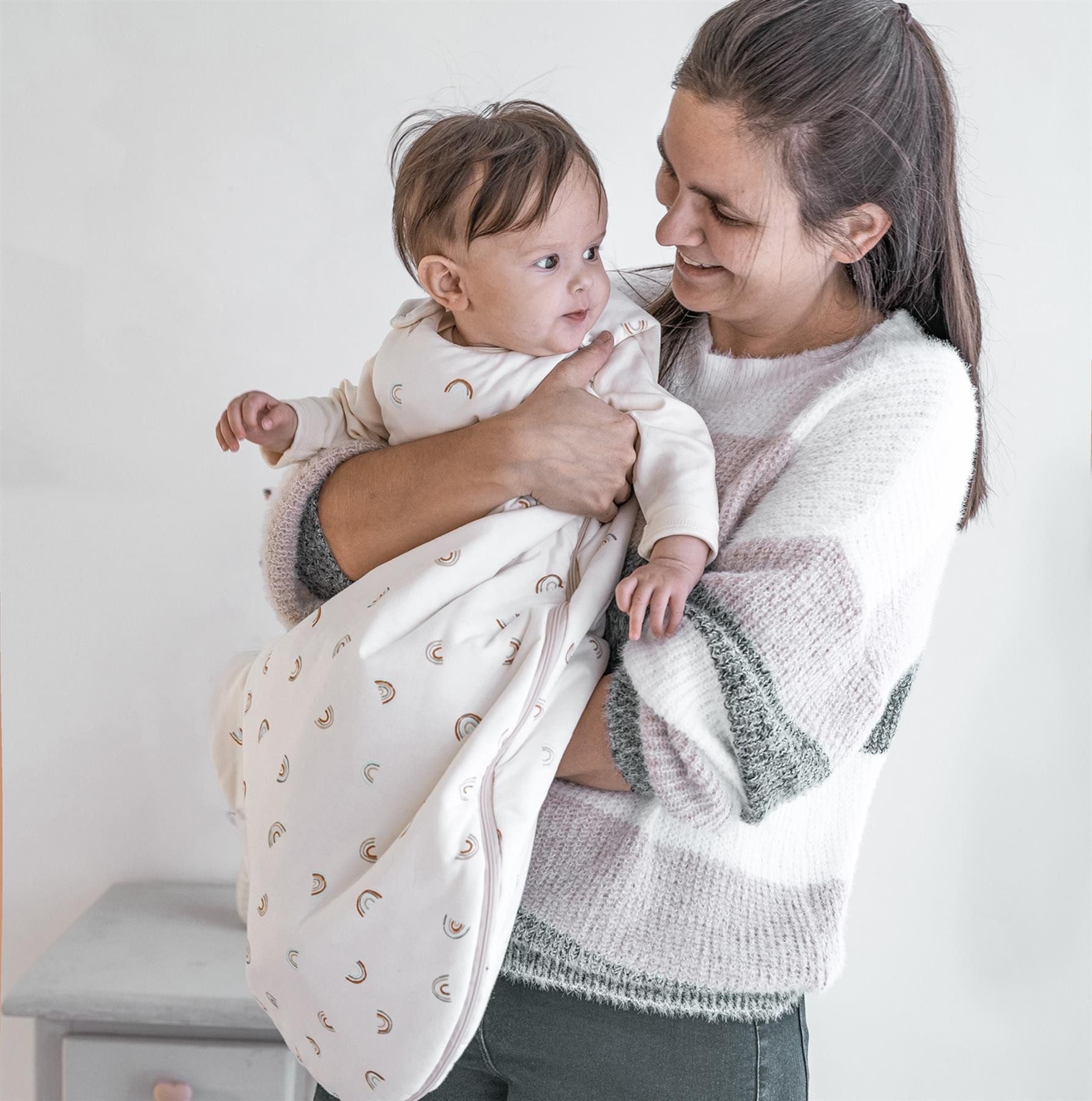 Julius Zöllner Babyschlafsack Little Bow Schlafsack Jersey 50x56 (Packung, 1 tlg), Schlafsack Jersey 50x56