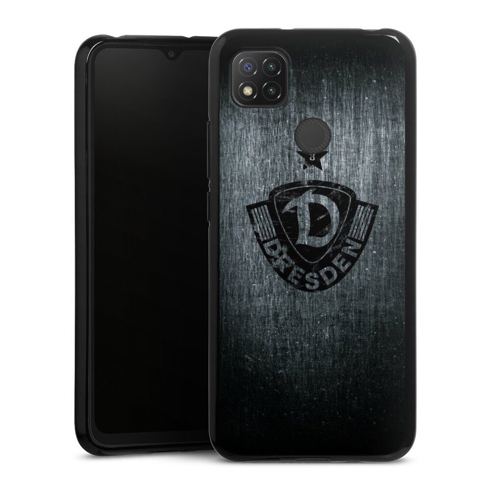 DeinDesign Handyhülle SG Dynamo Dresden Offizielles Lizenzprodukt Vintage, Xiaomi Redmi 9C Silikon Hülle Bumper Case Handy Schutzhülle