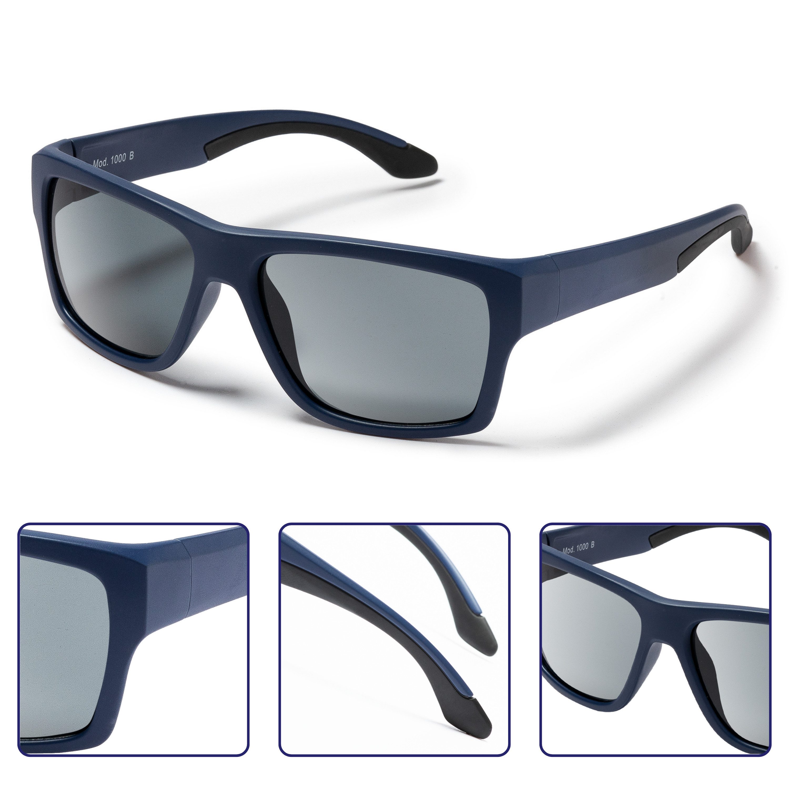 EyeAm Sonnenbrille, Polarisierte Gläser & Ultraleicht, Schwimmfähig, Sportbrille Modell: 1000