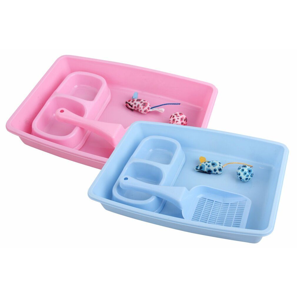 Pawise Katzentoilette Kitty Starter Kit Rosa
