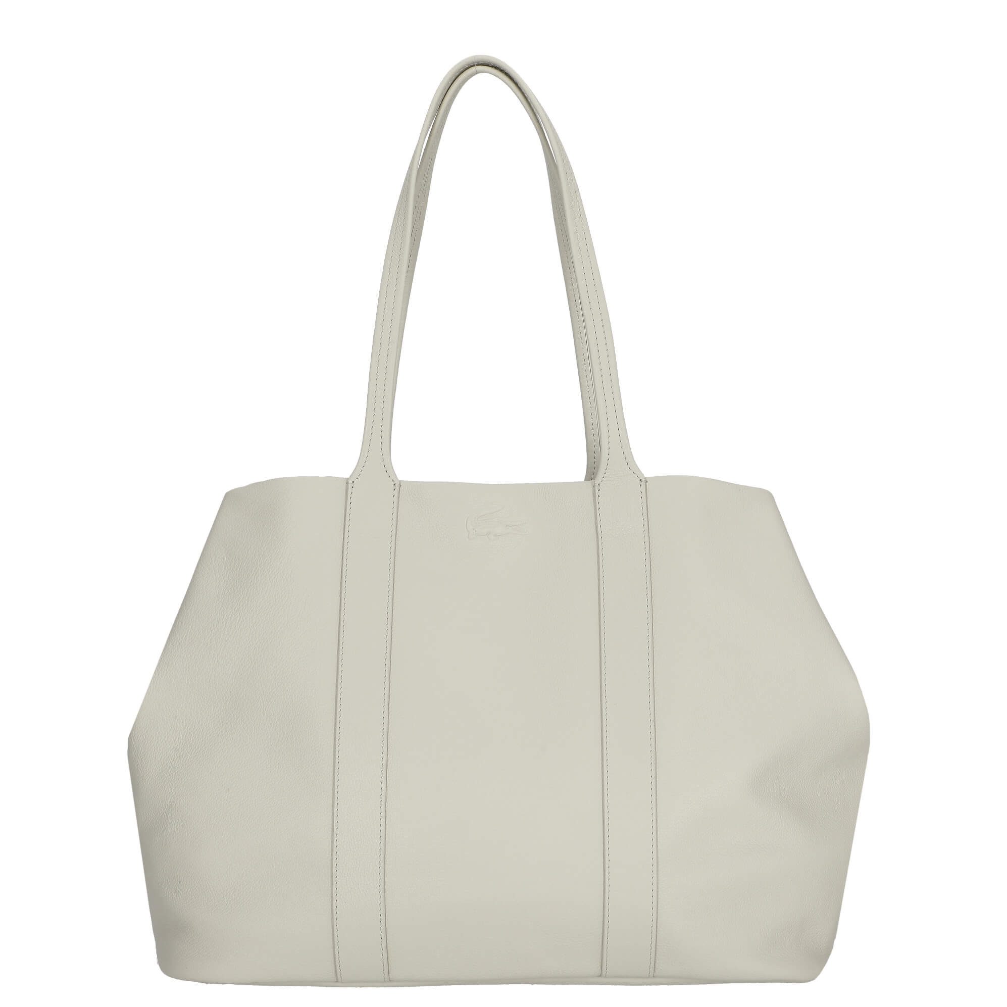 Lacoste Shopper City Court - Shopper XL 15" 40 cm (bone white)