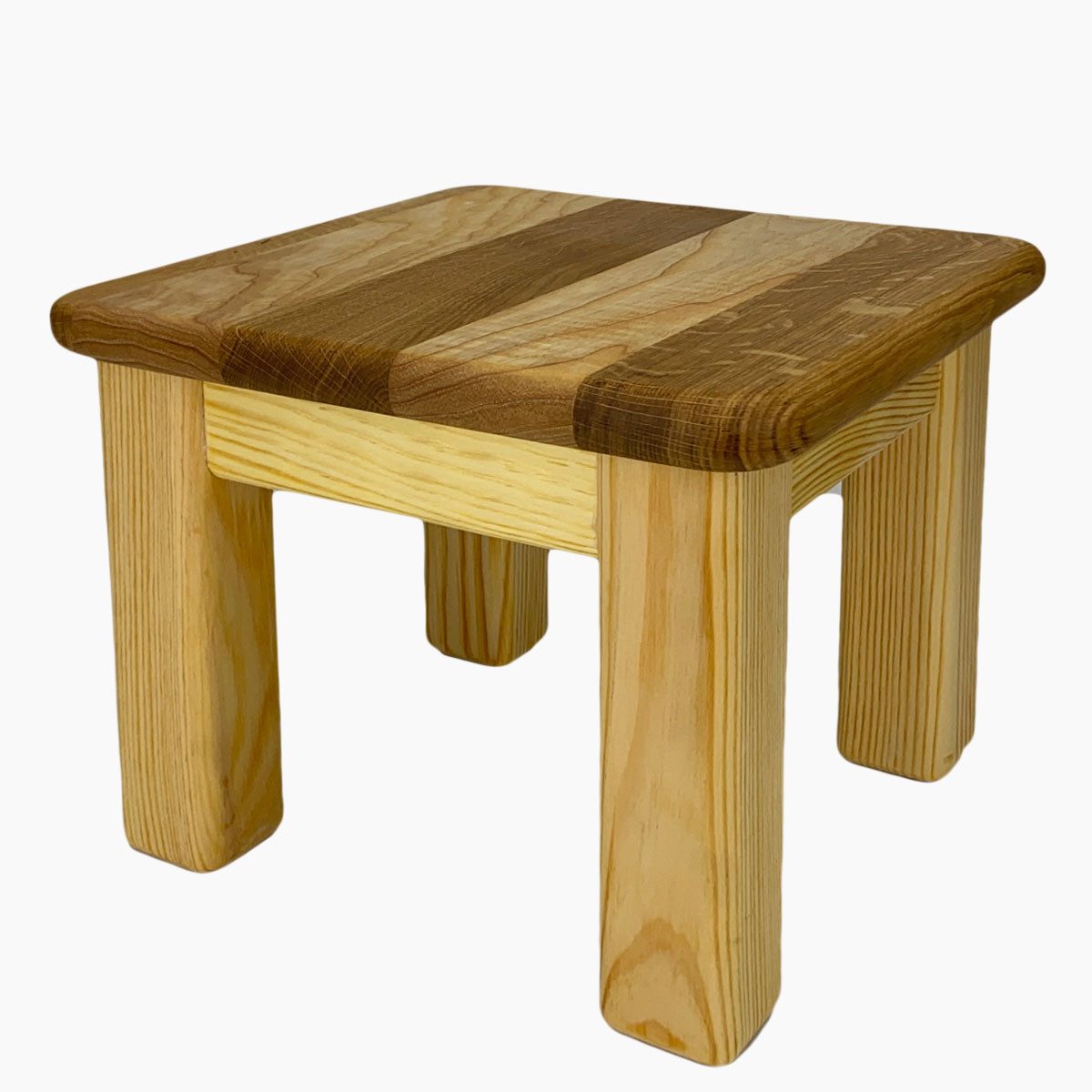 Madera Spielzeuge Hocker Hocker kleiner Bruder Zebraholz (Set, 1 St., 1 hocker), besonders handlich und sehr stabil