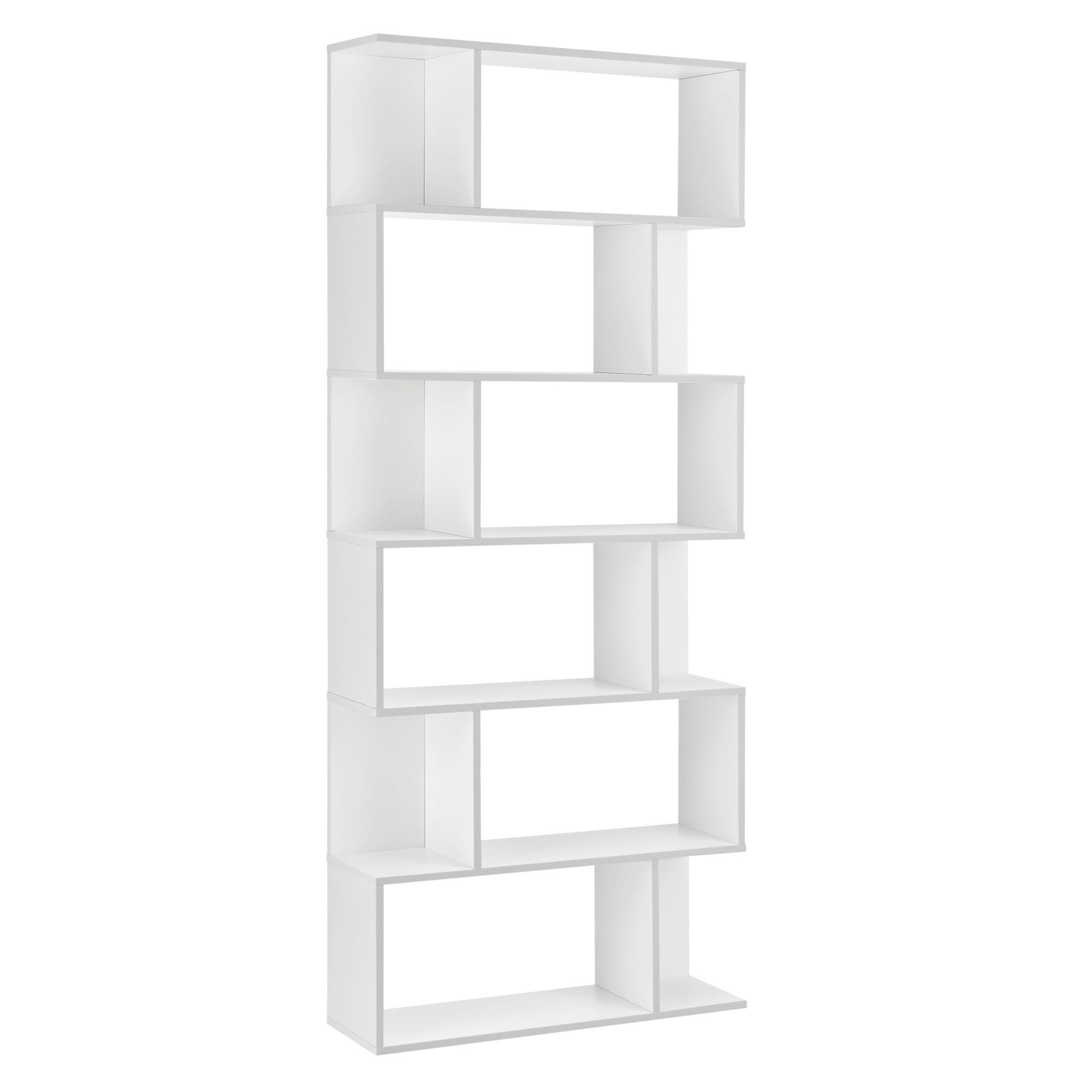 en.casa Bücherregal, »Borrby« Standregal 192x80x24cm Weiß günstig online kaufen