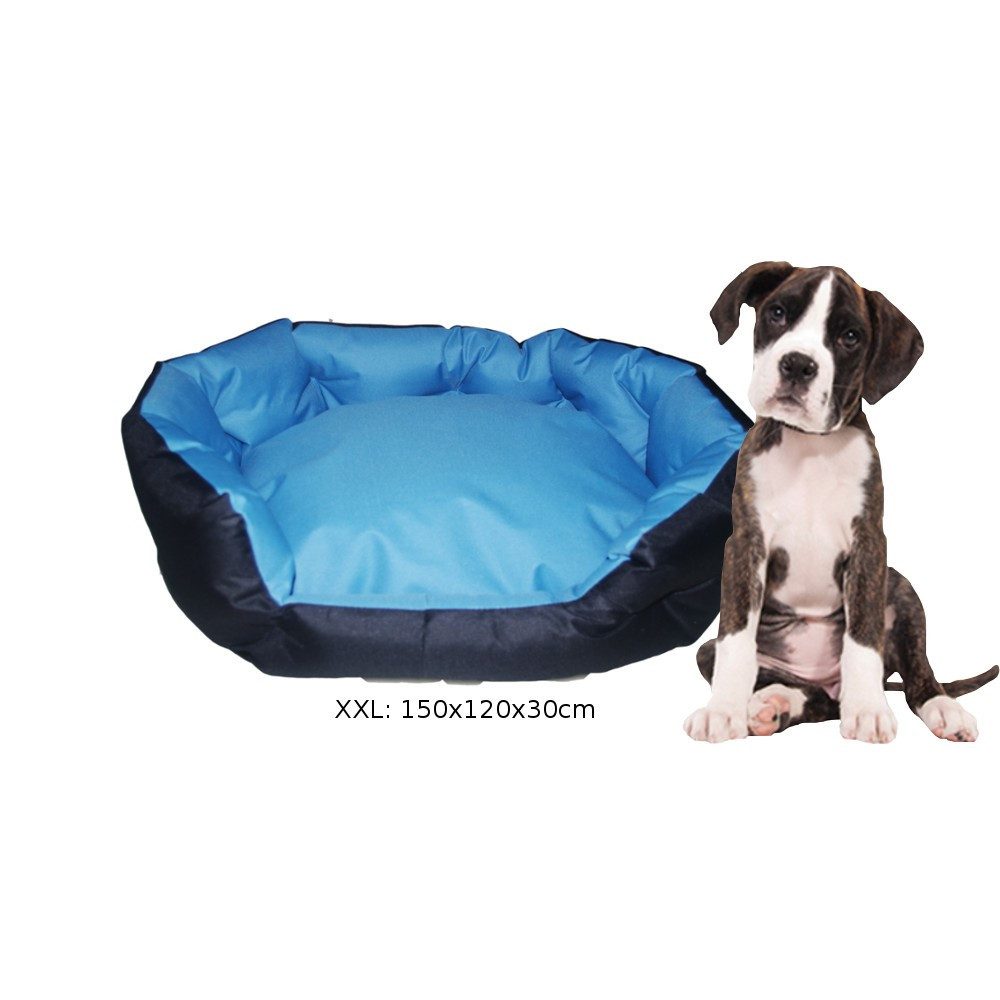 LinJa Hundebett Hundebett TB5008XXL blau Hundekorb Hundekissen Hundesofa Tierbett