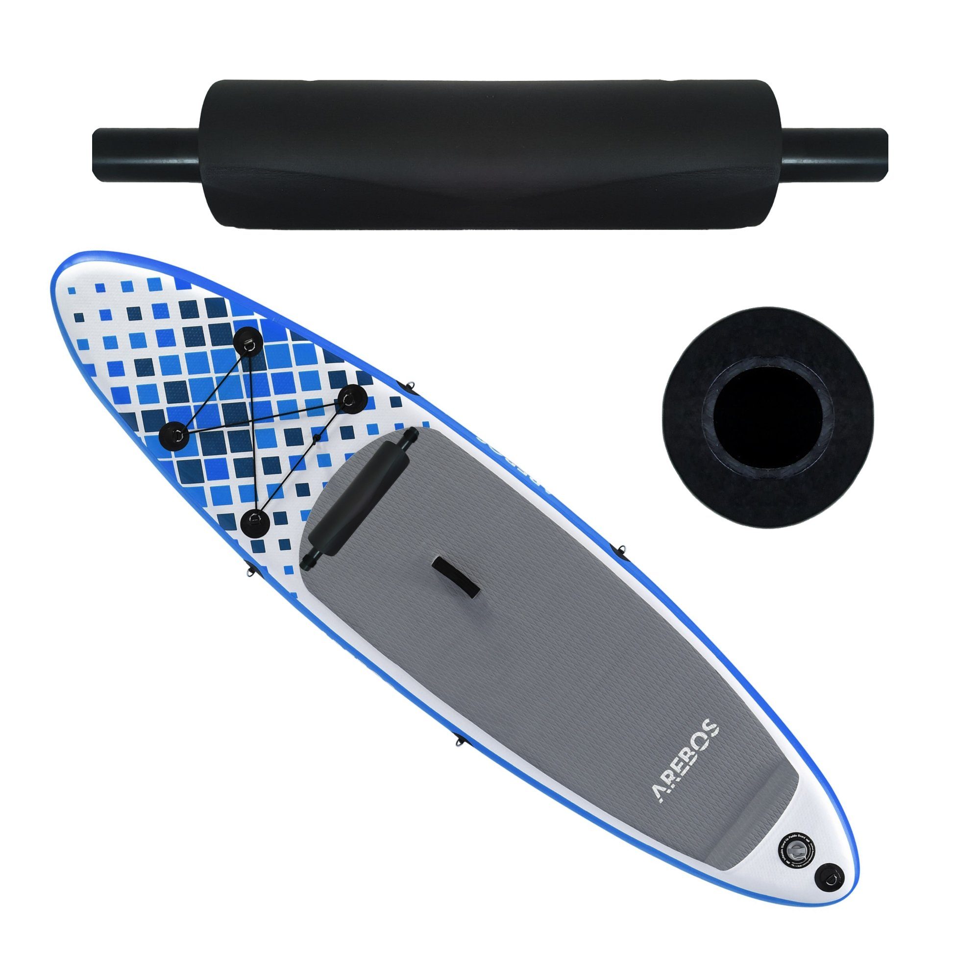 Arebos SUP-Board Fußstütze 32 cm, ⌀ Rohr 2,2cm universell, (Stück)
