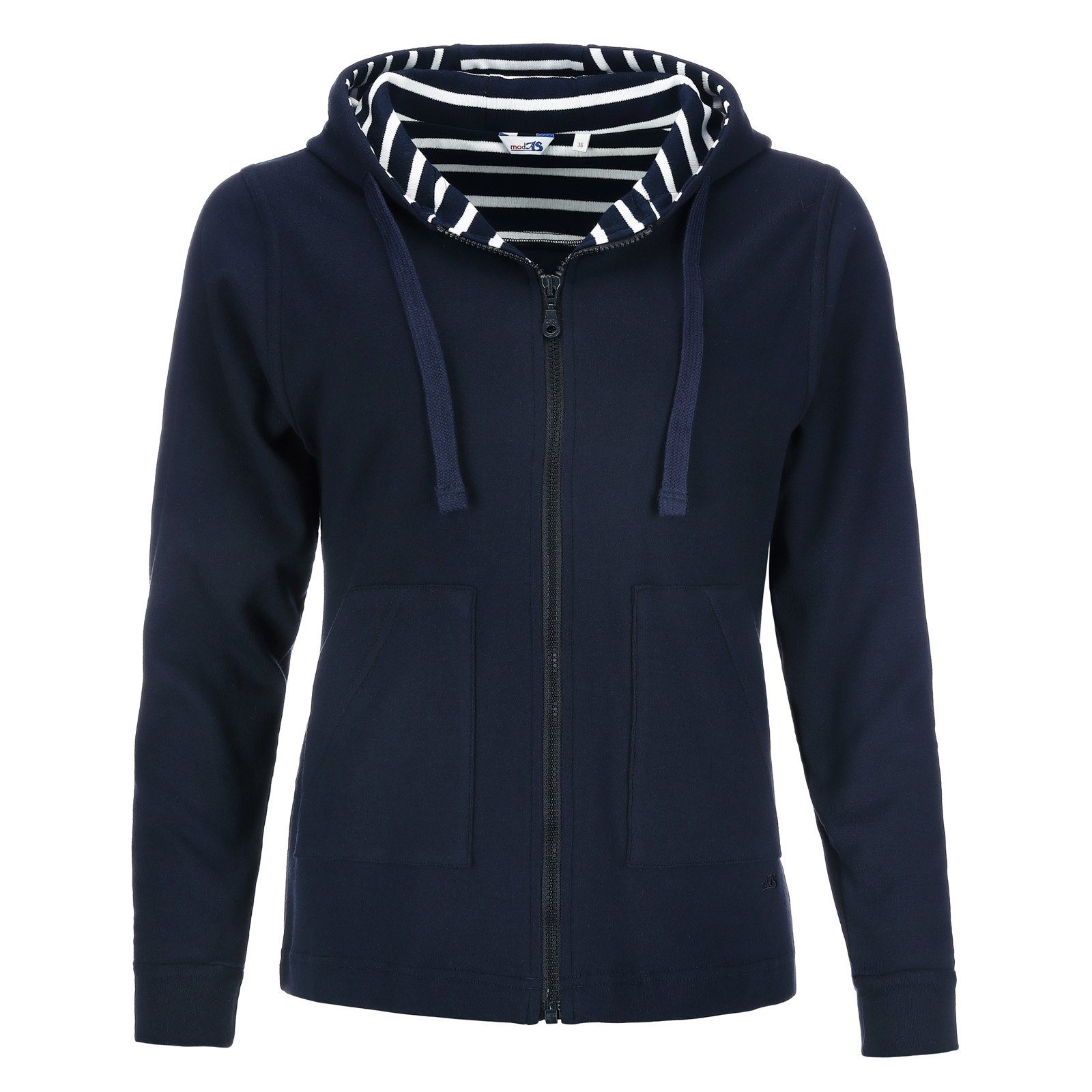 modAS Kapuzensweatjacke Damen Kapuzenjacke mit innen günstig online kaufen