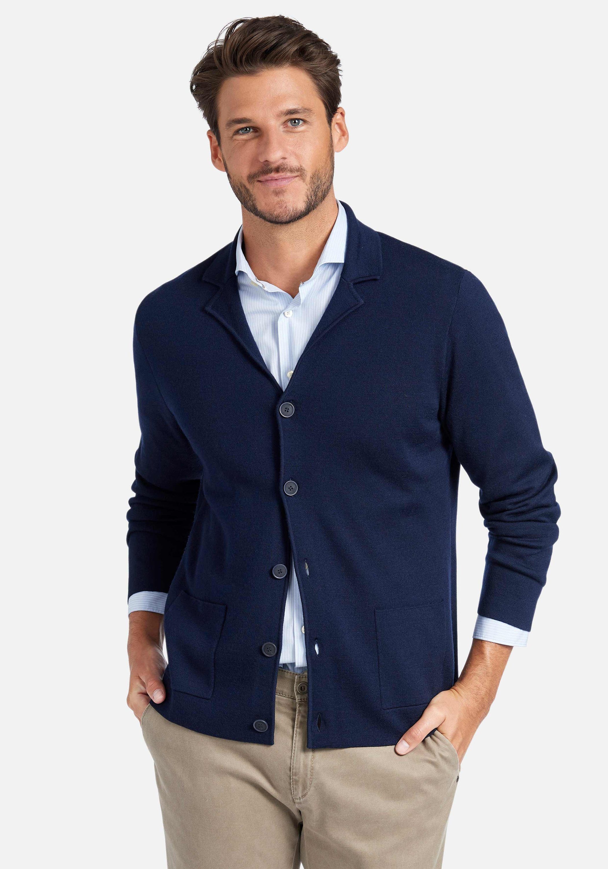 wool Louis Sayn Strickjacke new