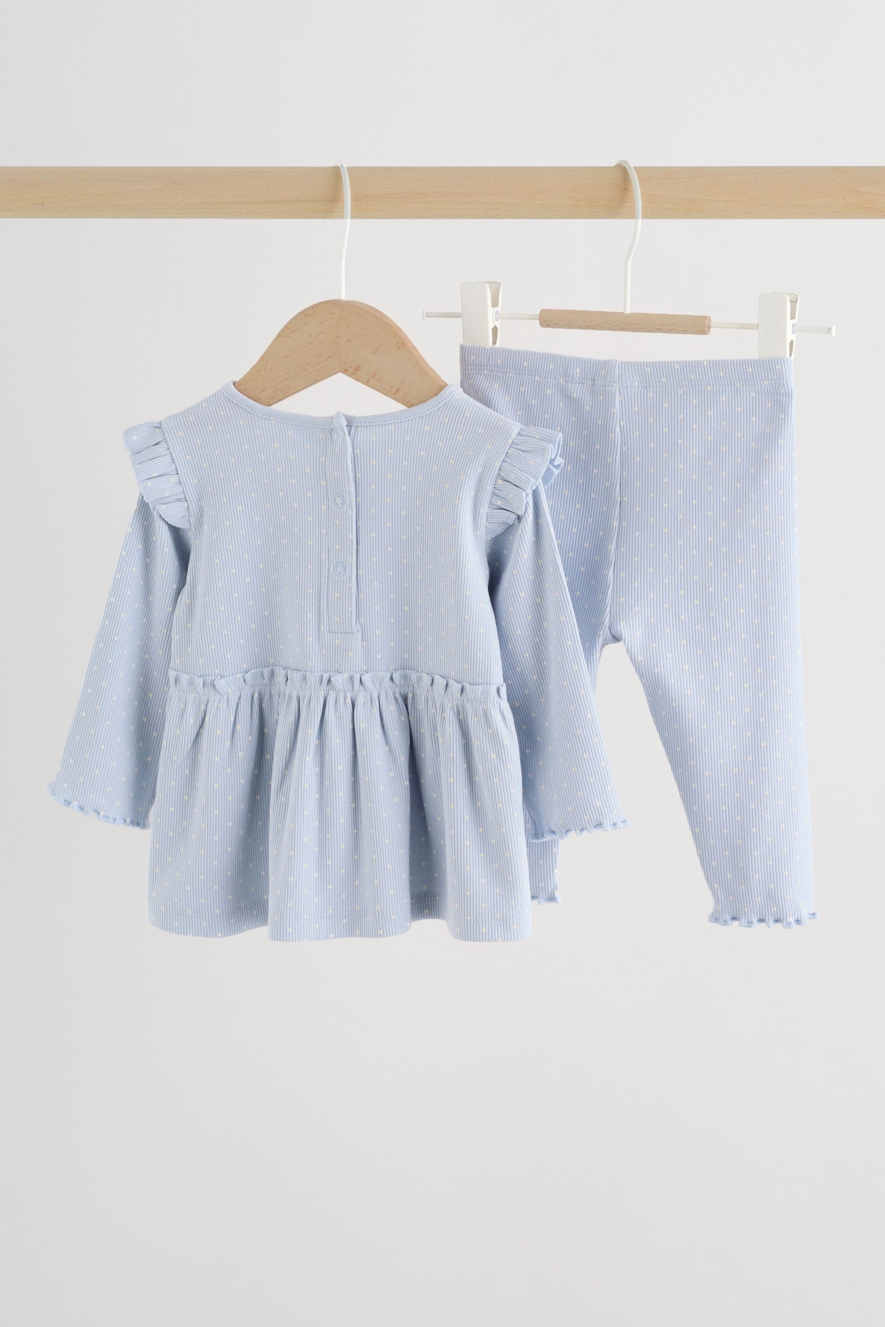Next Shirt & Leggings Langärmeliges Babyoberteil und Leggings, Set (2-tlg)
