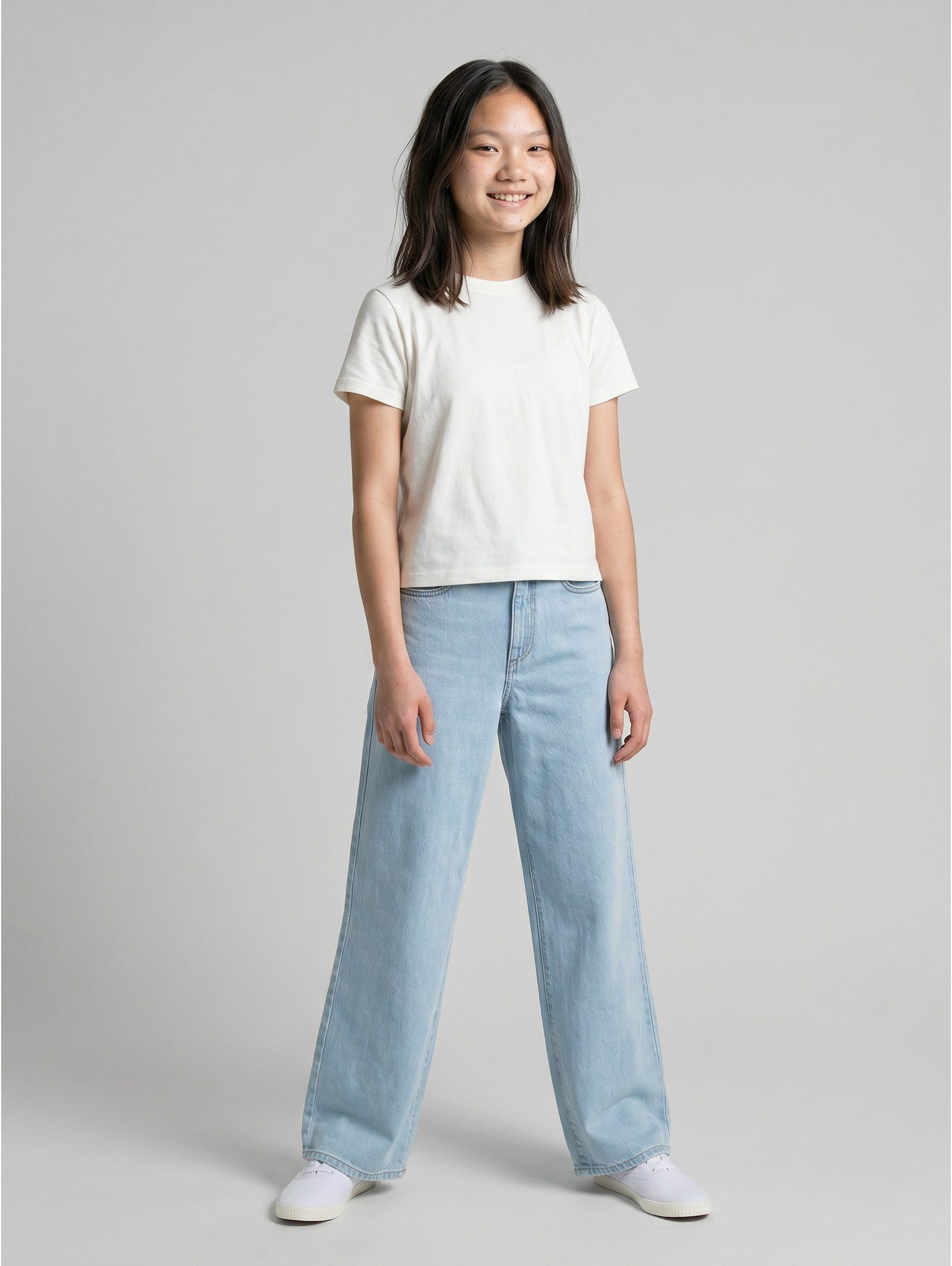 TOM TAILOR Weite Jeans Jeanshosen Wide Leg Jeans