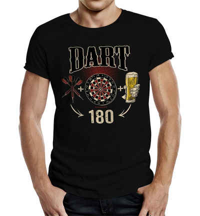 RAHMENLOS® T-Shirt für Dart-Spieler: Dart 180 Flights