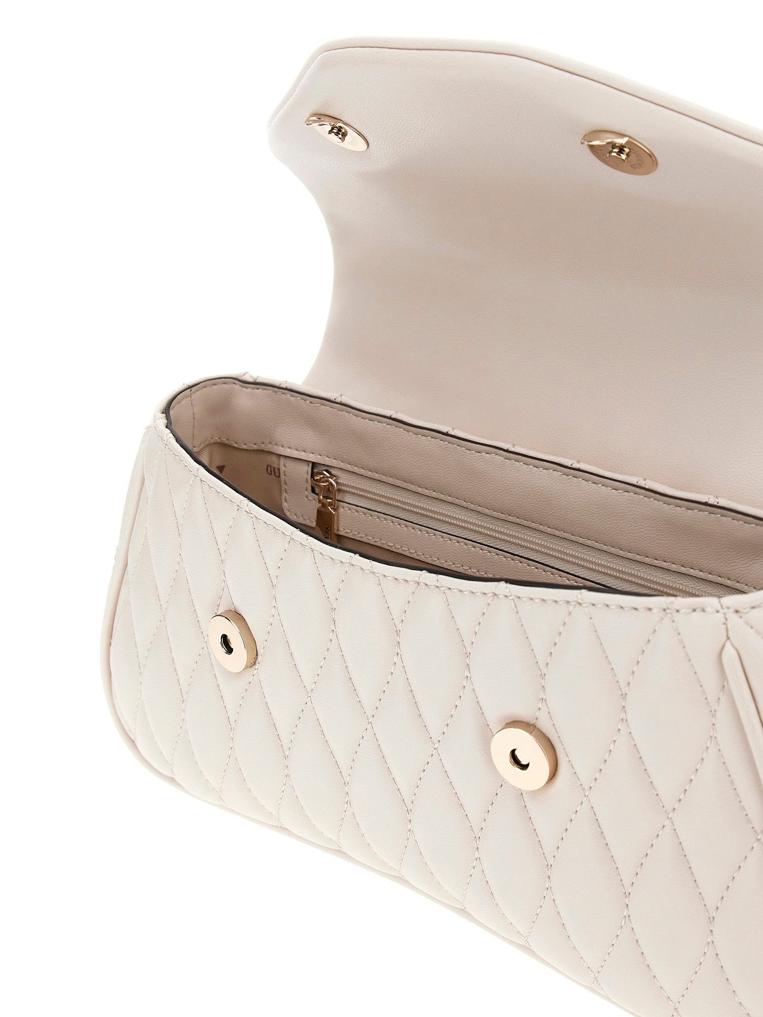Guess Umhängetasche HWQG8122200 VALLA TOP HANDLE FLAP Woman Handtasche (Stück, 1), Logoschriftzug