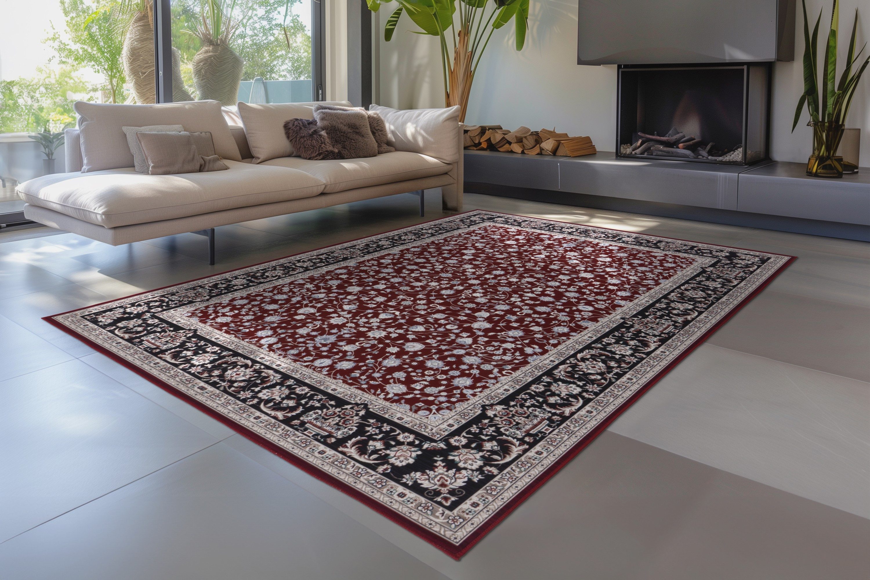 Kayoom Teppich Rocks 225, rechteckig, Höhe: 6 mm, Kurzflor