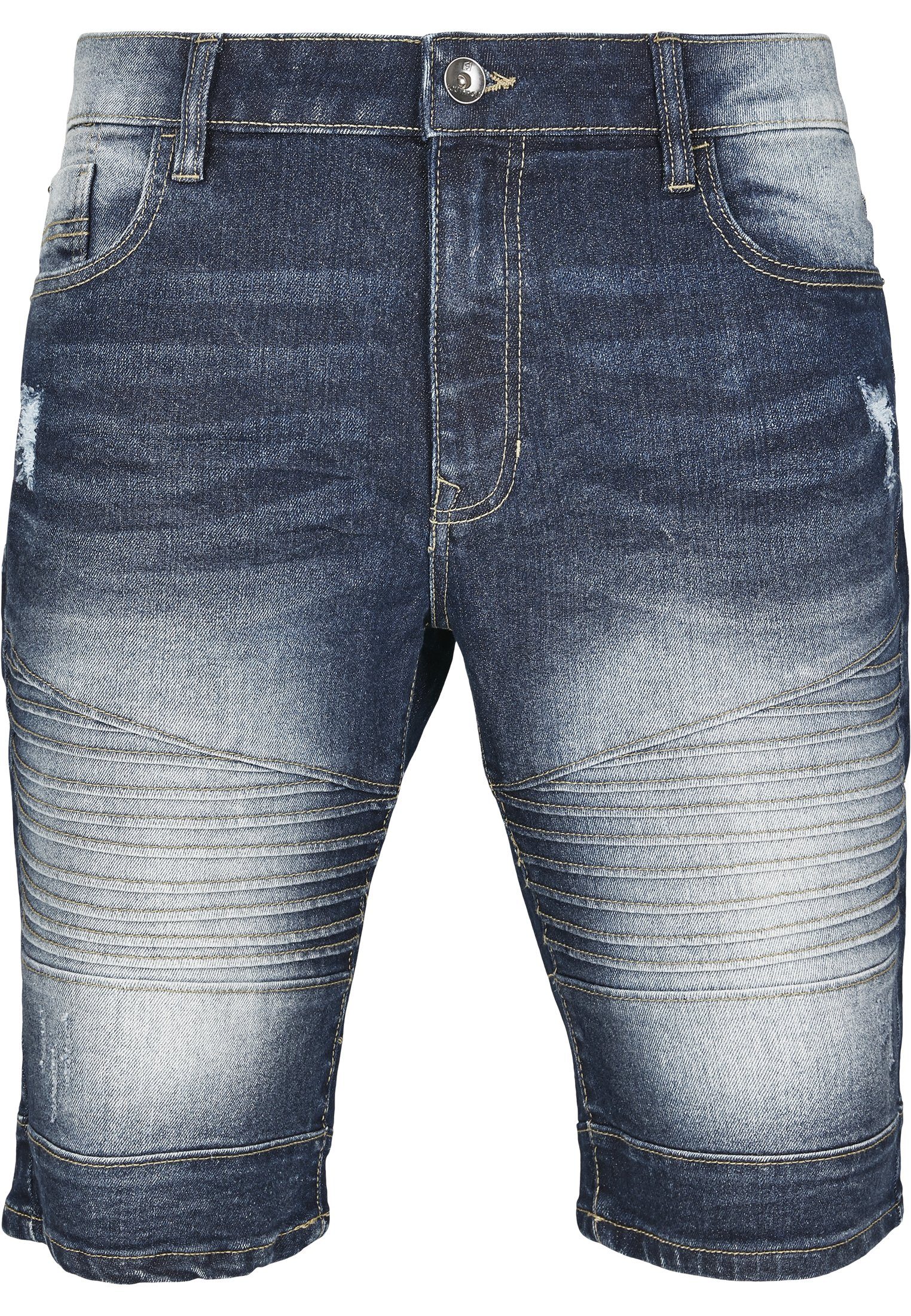 blue .sand Shorts Biker (1-tlg) Herren Denim Southpole Stoffhose