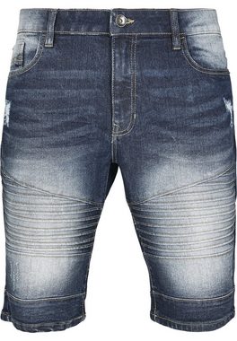 Southpole Stoffhose Southpole Herren Biker Denim Shorts (1-tlg)