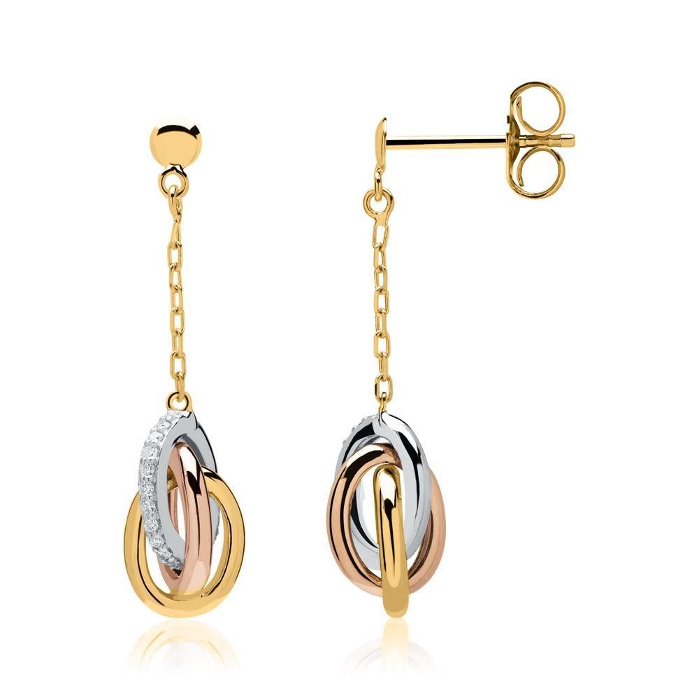 Unique Paar Ohrstecker Ohrstecker aus 14...