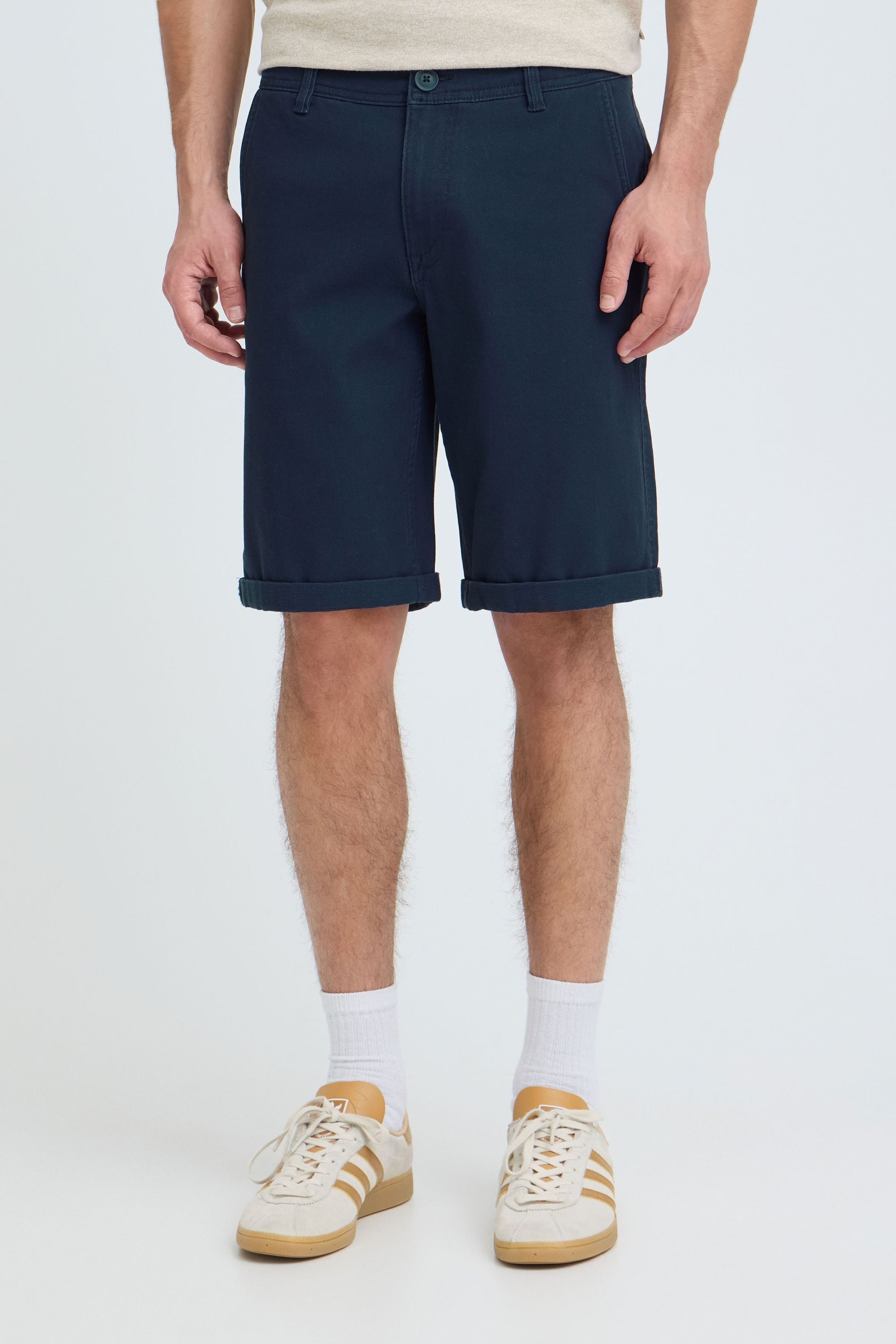 Blend Chinoshorts BHStino Basic Chinoshorts mit gekrempeltem Bein