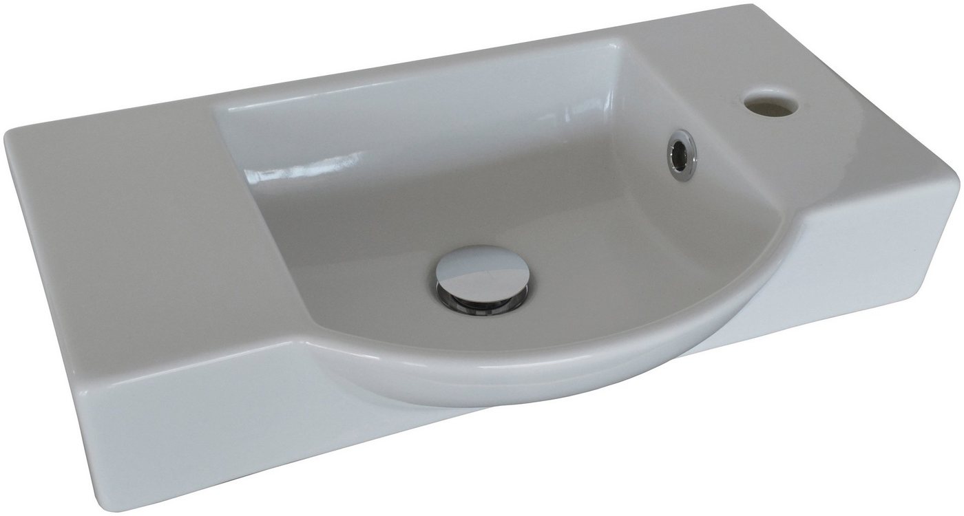 Thumbnail - FACKELMANN Waschbecken Gäste-WC, Keramik, Breite 54,5 cm, für Gäste-WC