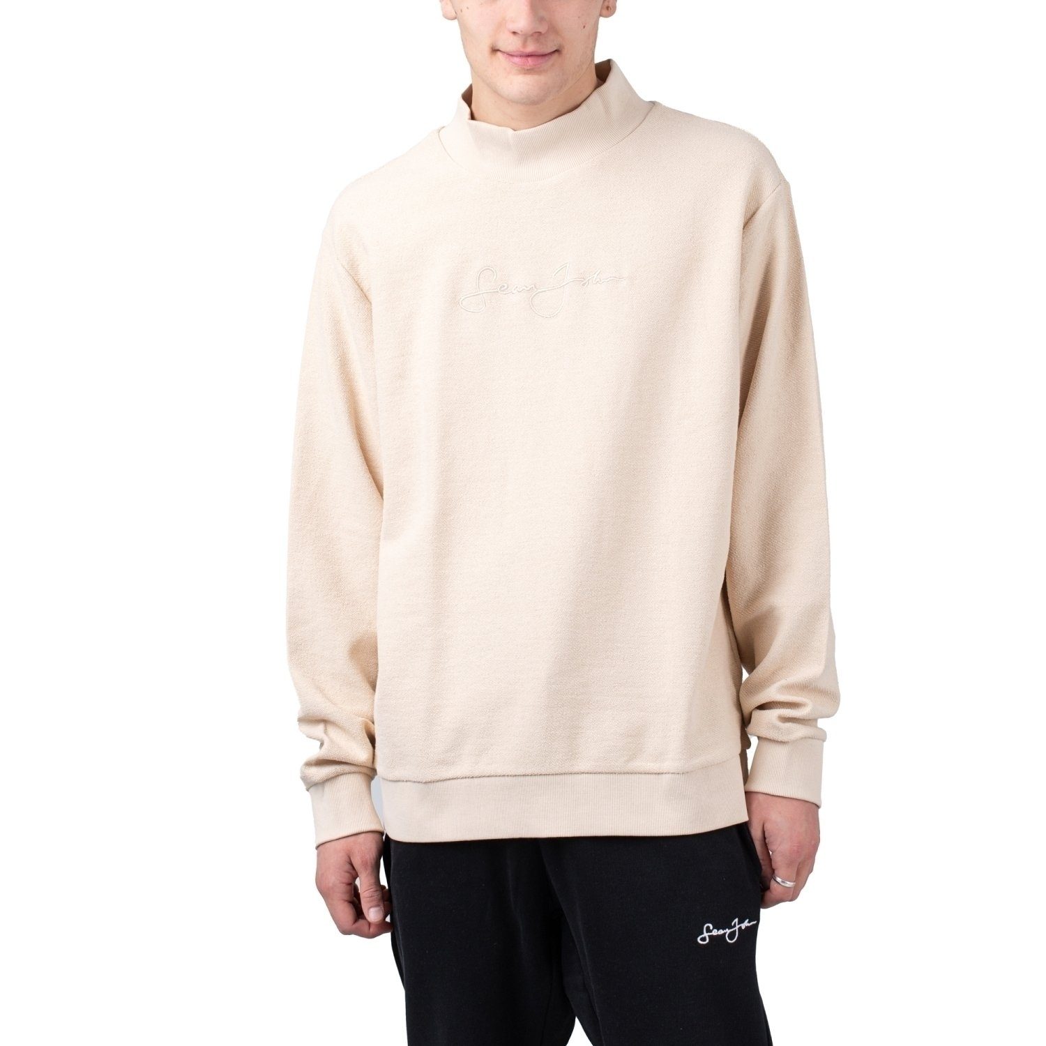 Sweater Sean John Script Logo Terry Turtleneck