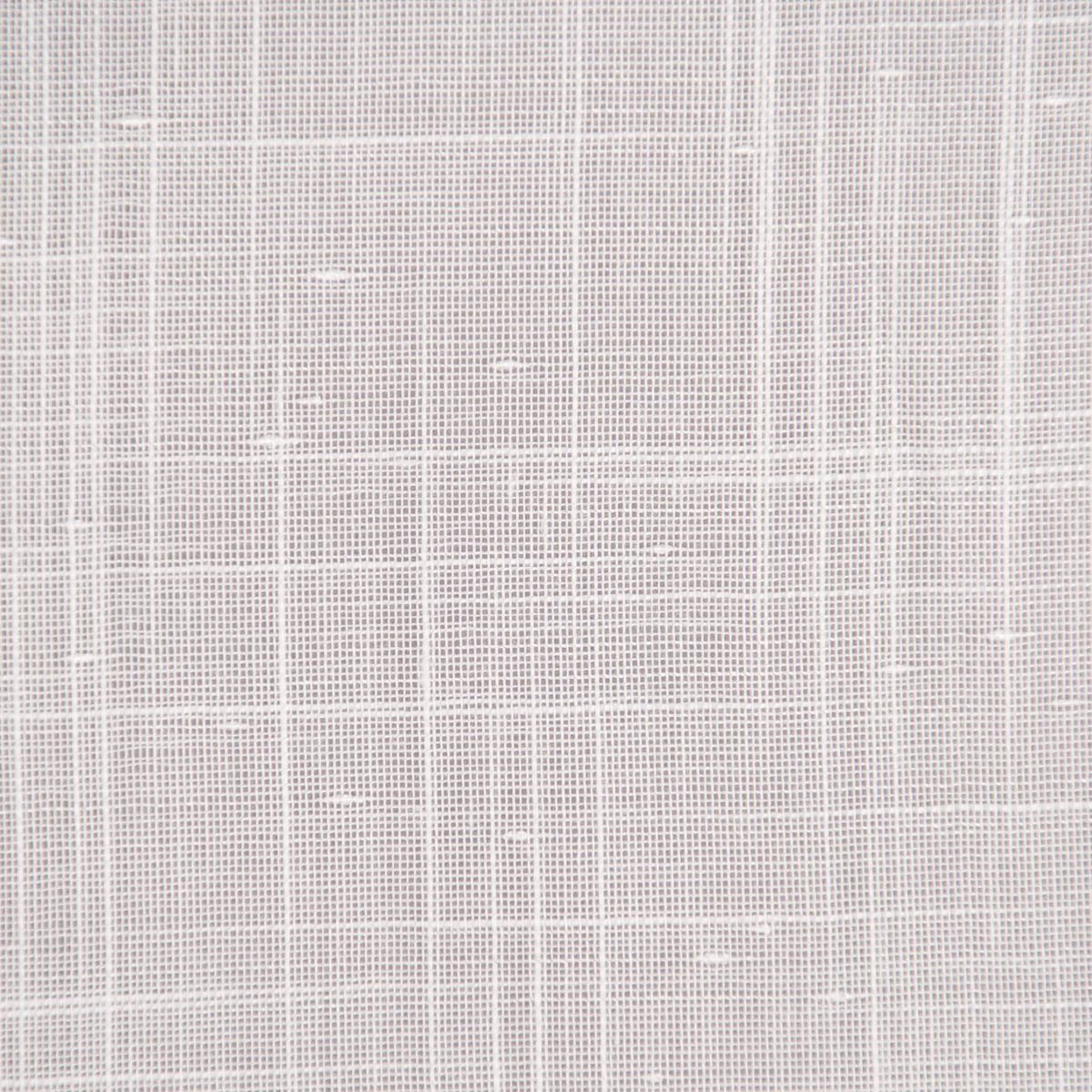 SCHÖNER LEBEN. Meterware Gardinenstoff Gardinenstores Voile Leinenstruktur Noppen ecru 260cm, leicht perforiert, Voile, mit Bleiband, pflegeleicht