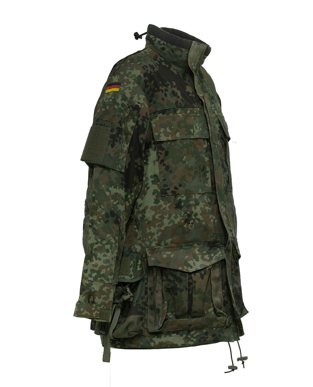Leo Köhler Military-Jacke Einsatzkampfjacke KBS lang 5-Farben-Flecktarn