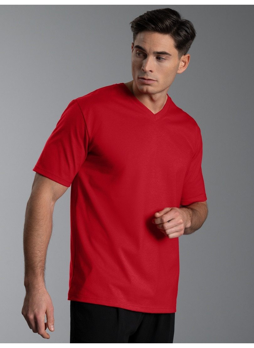 Trigema T-Shirt TRIGEMA V-Shirt DELUXE Baumwolle (1-tlg)