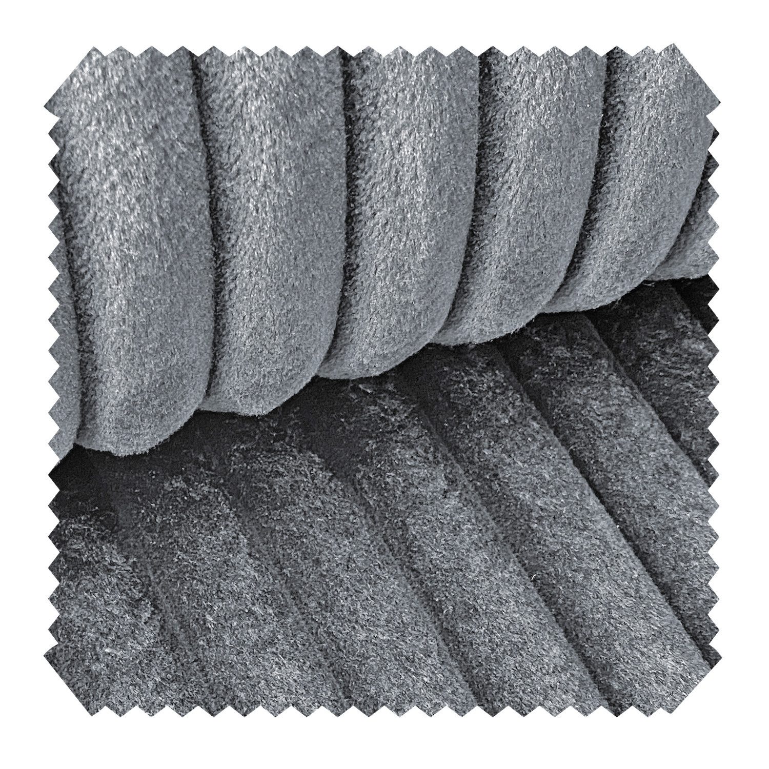 novely® Stoff TILLEN Weicher Polsterstoff Breitcord-Optik Möbelstoff, Kuschelweich, Strapazierfähig, Pflegeleicht, Meterware, 1lfm