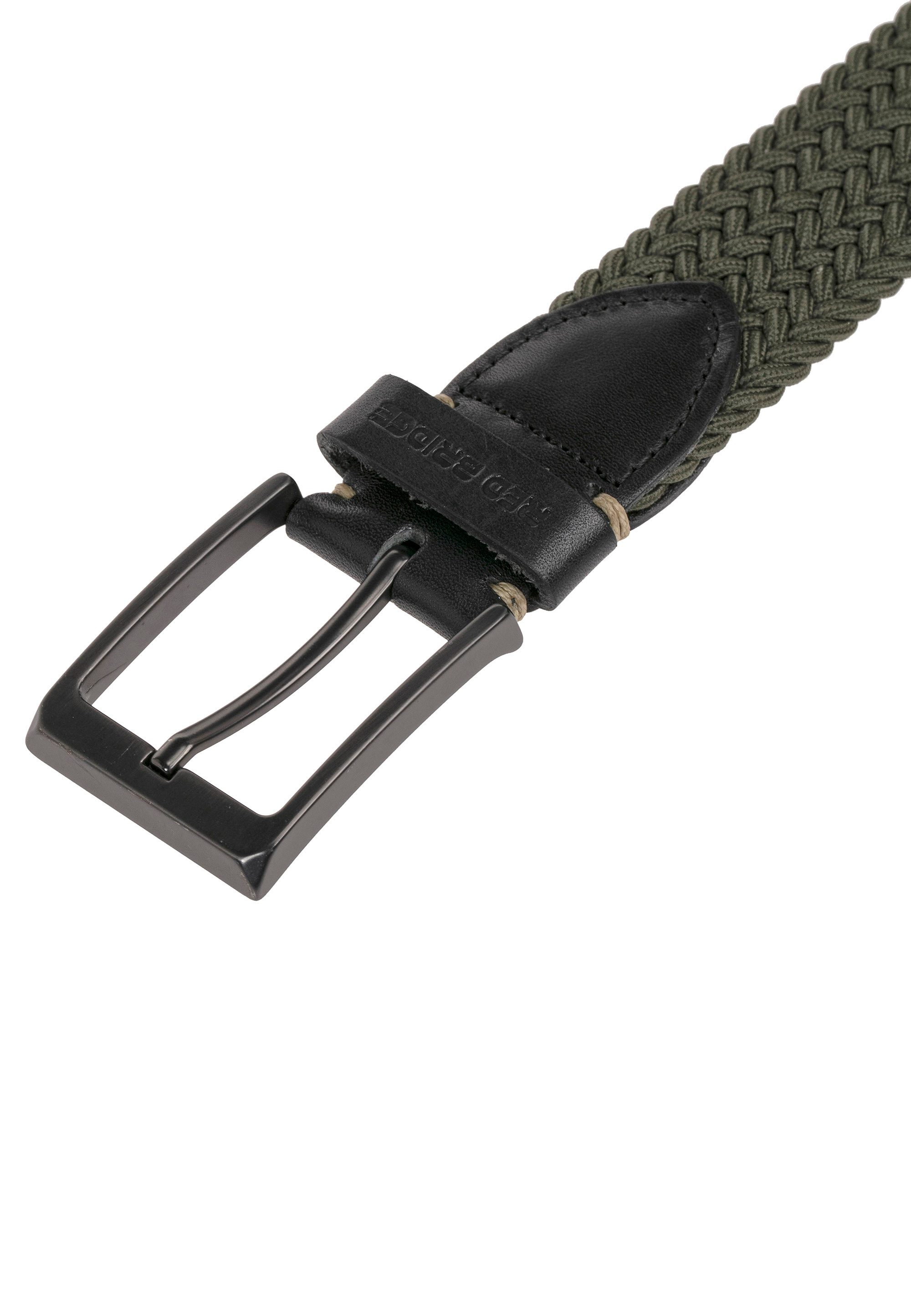 RedBridge Stoffgürtel Red Bridge Herren Gürtel Geflochten mit Leder Premium Qualität