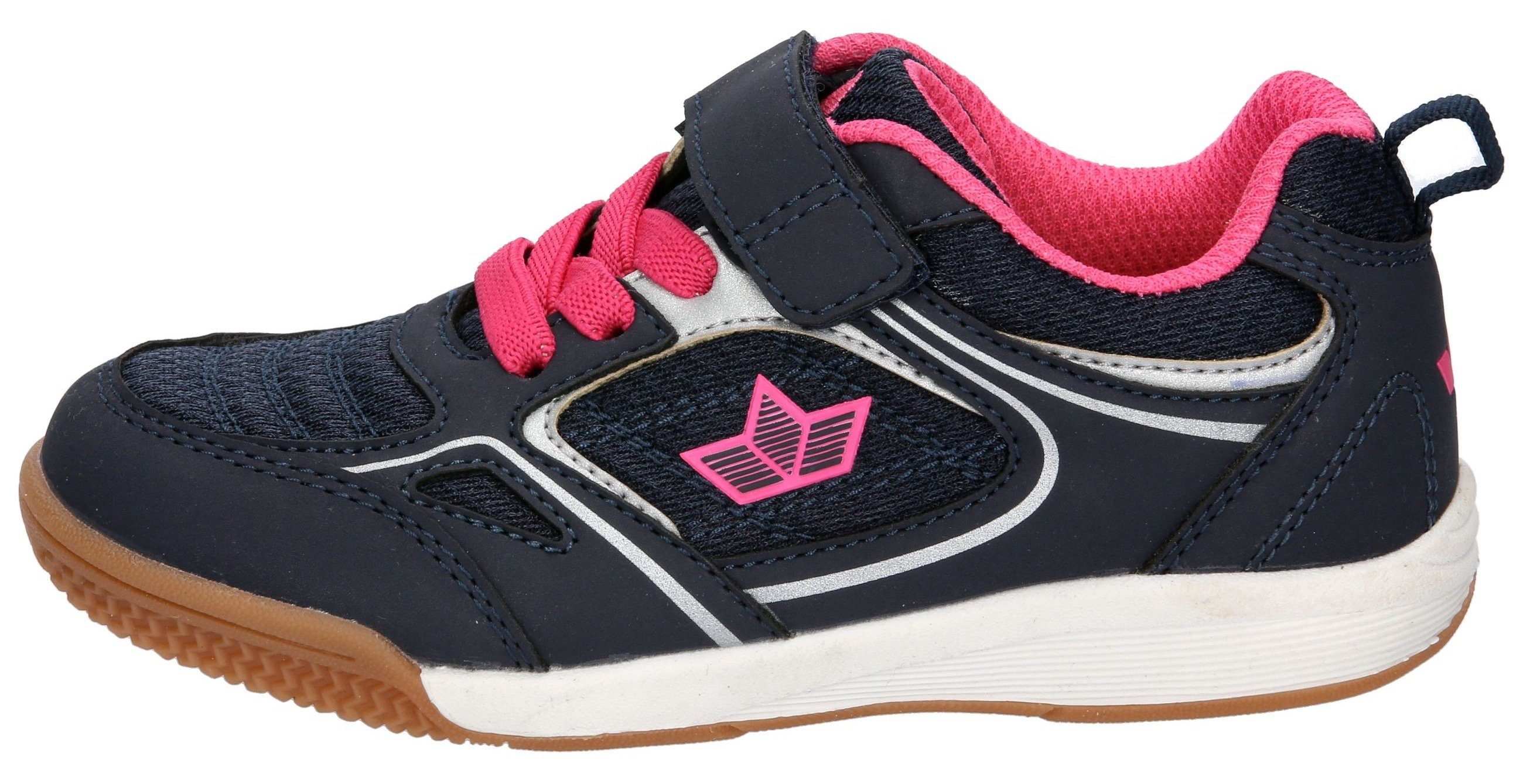 Gummizug VS RACINE navy Sneaker mit Lico pink