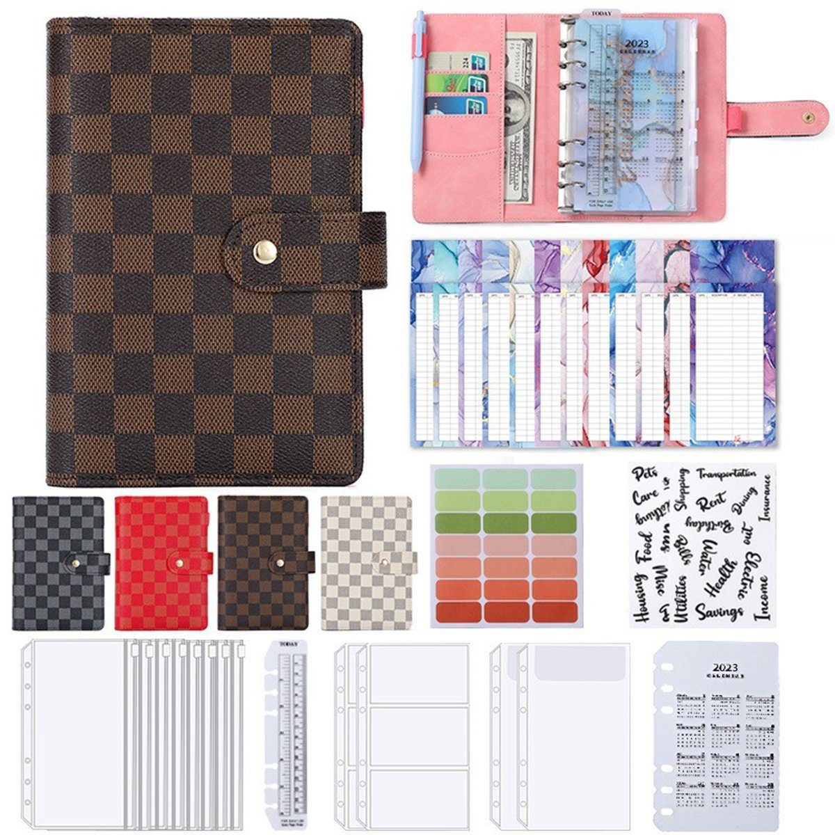 Notizbuch Budget Planner 29 St Binder-Haushaltsbuch A6 Langlebig zum Geld Sparen