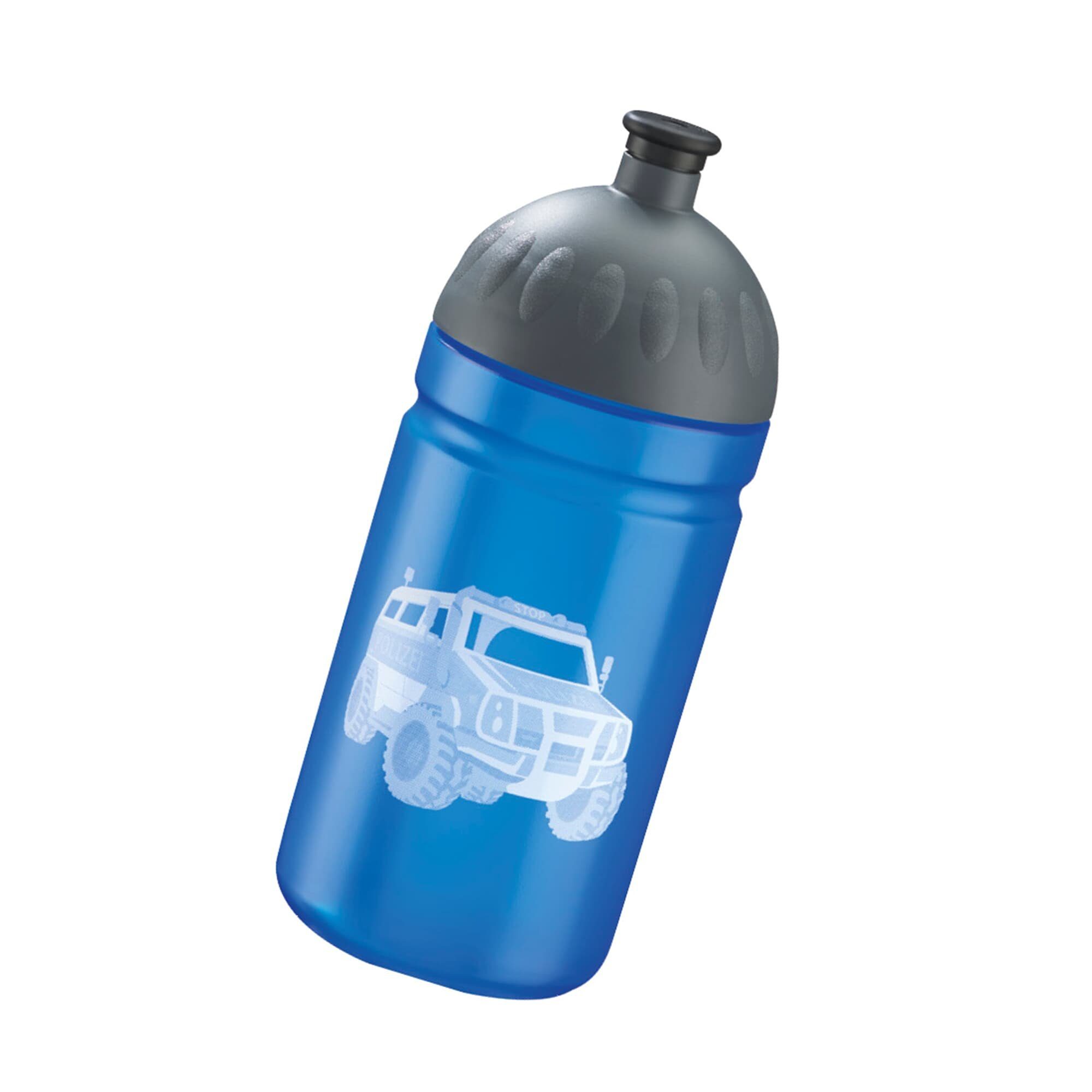 Step by Step Trinkflasche 0,5 l, für Kindergarten und Schule Police Truck Diego, Blau