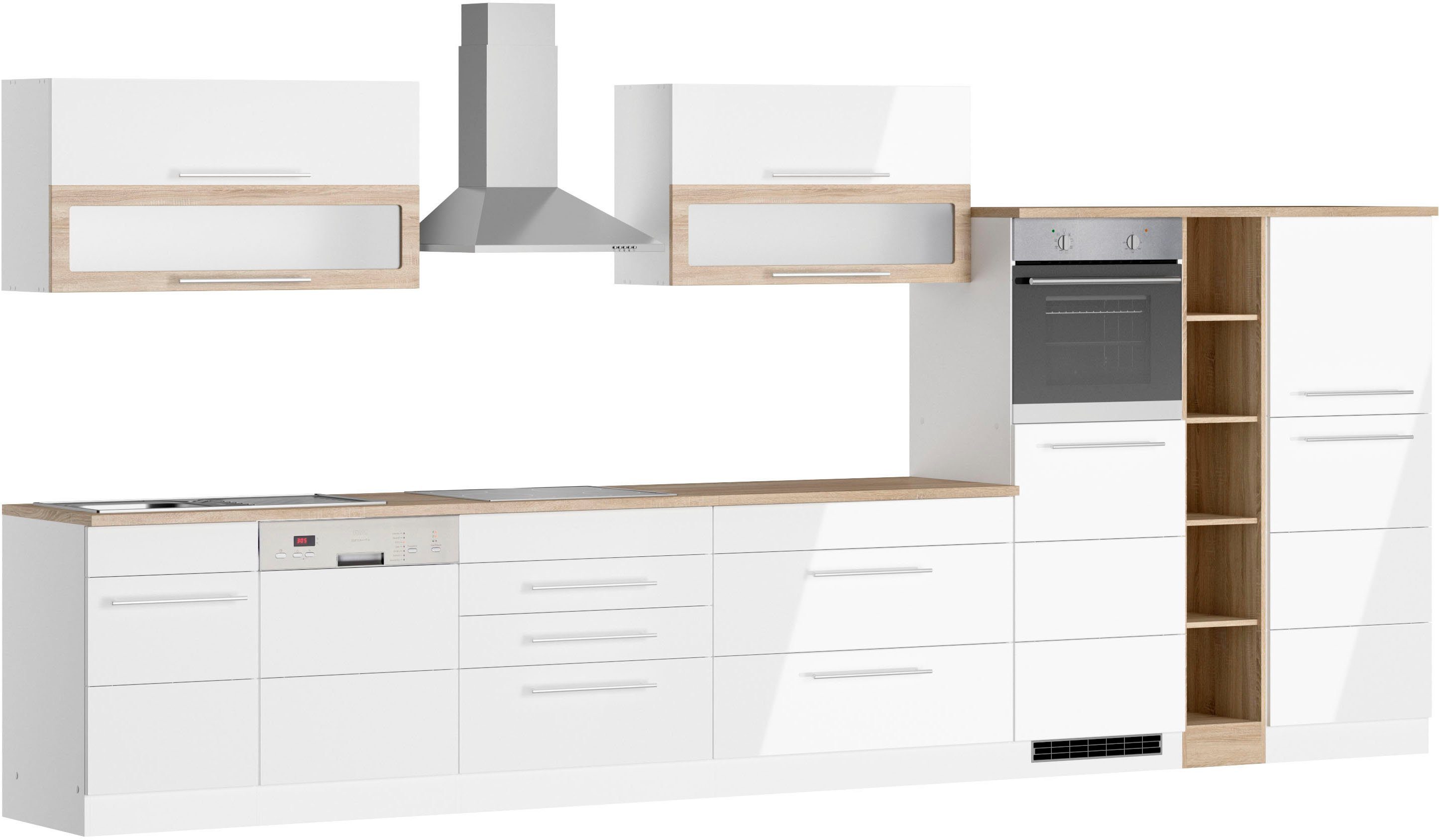 KOCHSTATION Küchenzeile KS-Wien, Breite 440 cm, günstig online kaufen