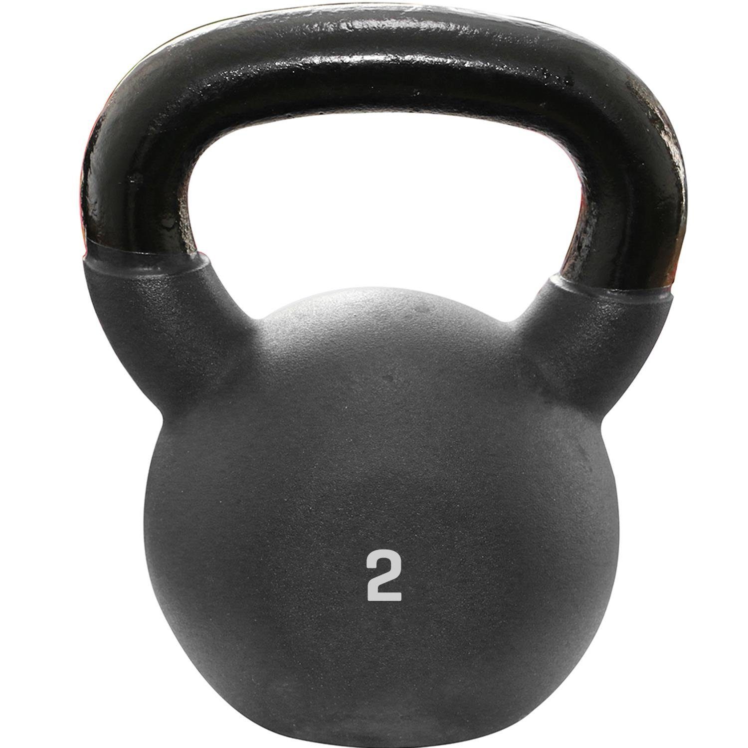 Sporttrend 24 Kettlebell Kettlebell 2kg, Schwunghantel Hanteln Hantel Fitnesskugel Kugelhantel Fitnesshantel Hantel