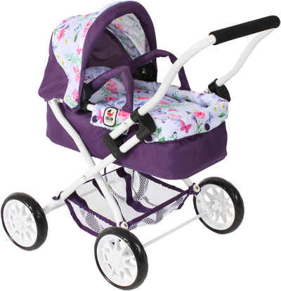 CHIC2000 Puppenwagen Smarty, Flowers lila