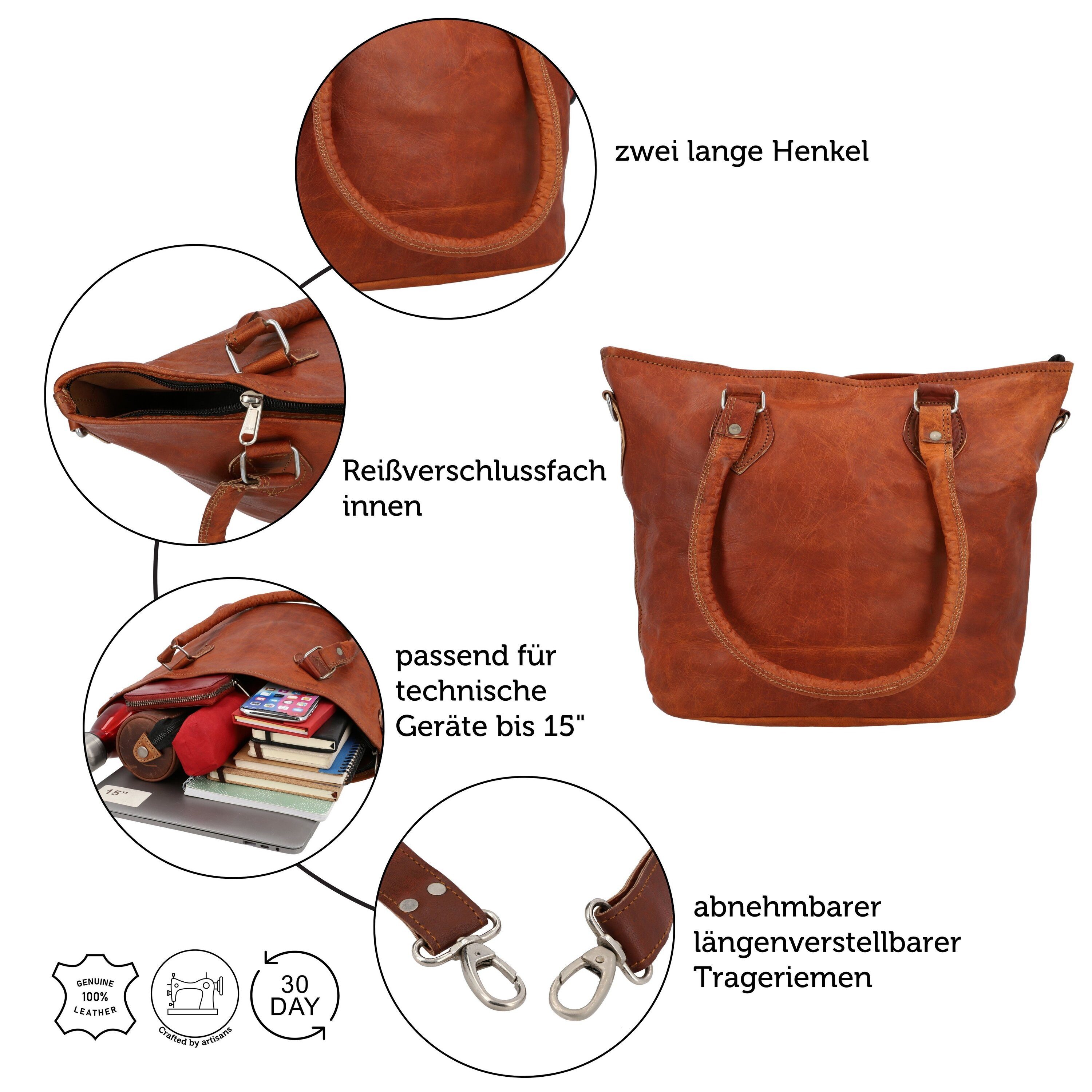 Gusti Leder Shopper Gusti Leder Handtasche Therese (1-tlg)