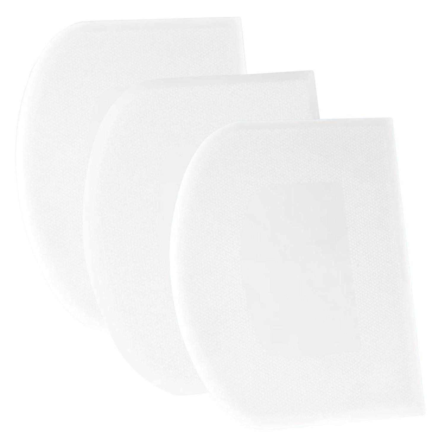 LuxusKollektion Flexspachtel Teigschaber Set 3Stk. Weiss 30x18.5cm (3-St)