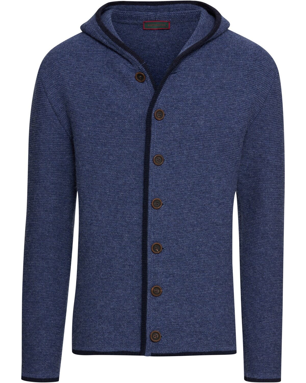 Reitmayer Strickjacke Linksstrickjacke mit Kapuze